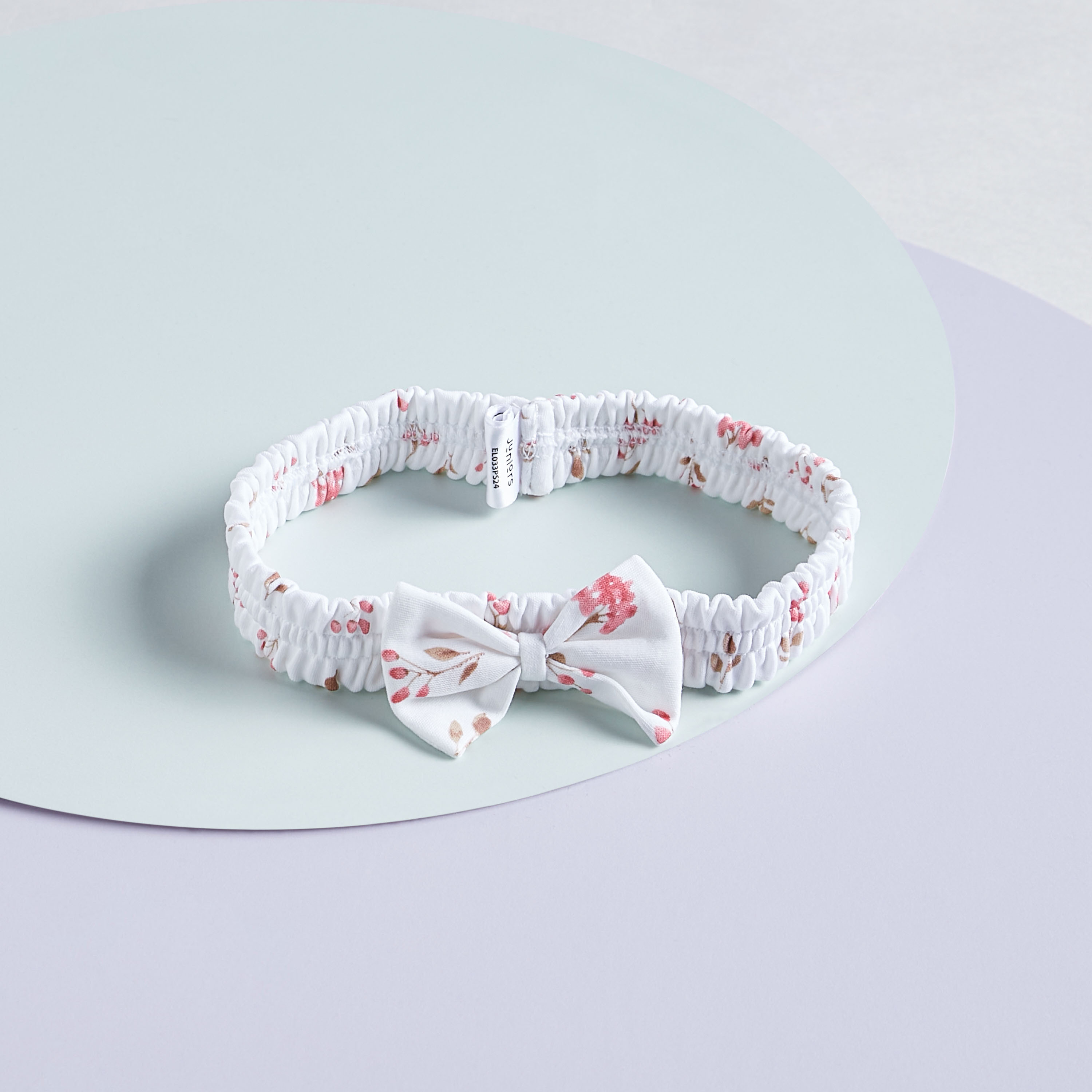 شرائط رأس بتزيينات فيونكة من جونيورز - طقم من قطعتين-baby-girls-accessories-hairaccessories-image-2