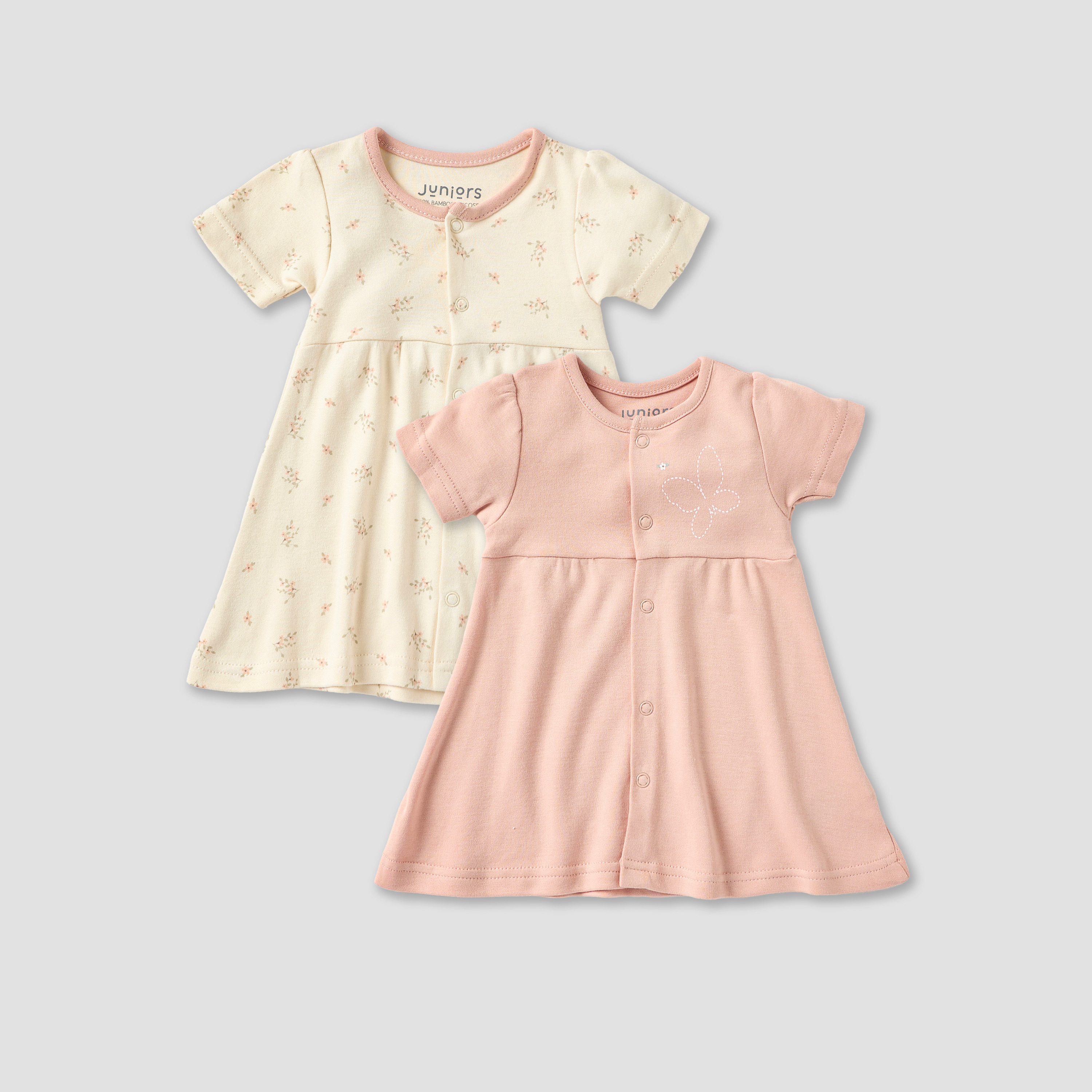 Juniors Floral Print A-line Dress - Set of 2-baby-girls-clothing-dressesandjumpsuits-image-1