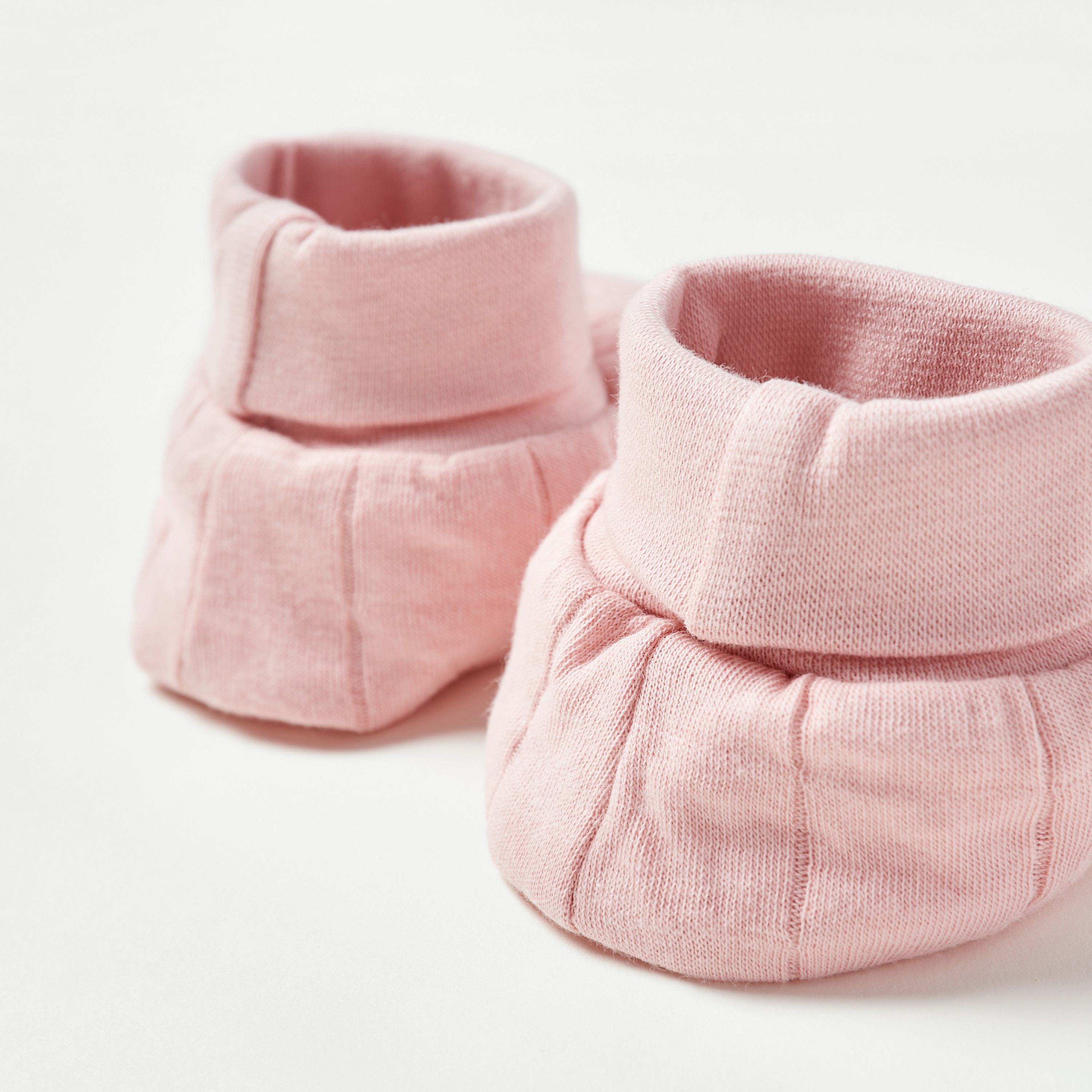 Giggles Striped Booties-baby-girls-shoes-booties-image-4