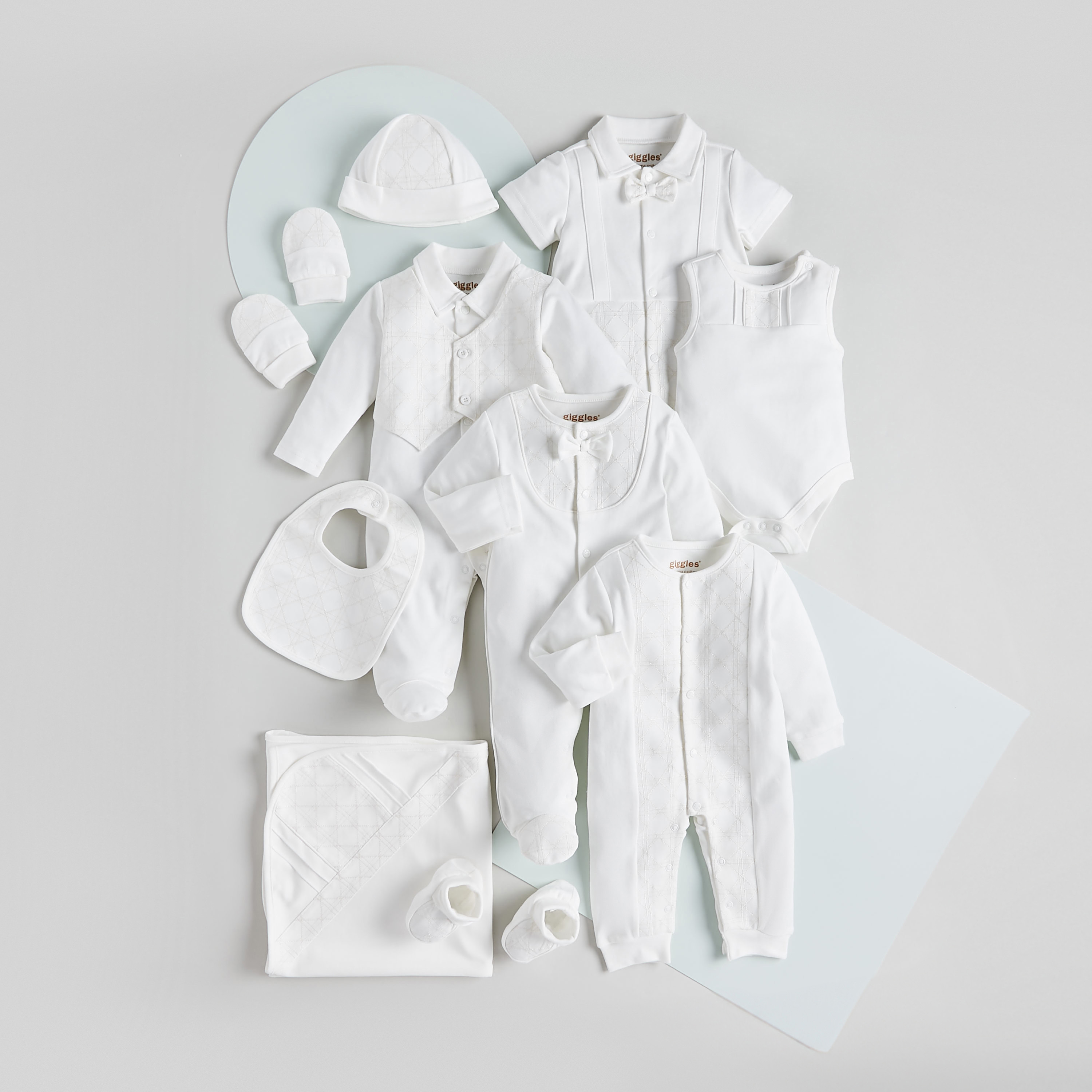 Giggles Solid Collared Sleepsuit with Checked Panel Overlay-baby-boys-clothing-nightwear-sleepsuits-image-5