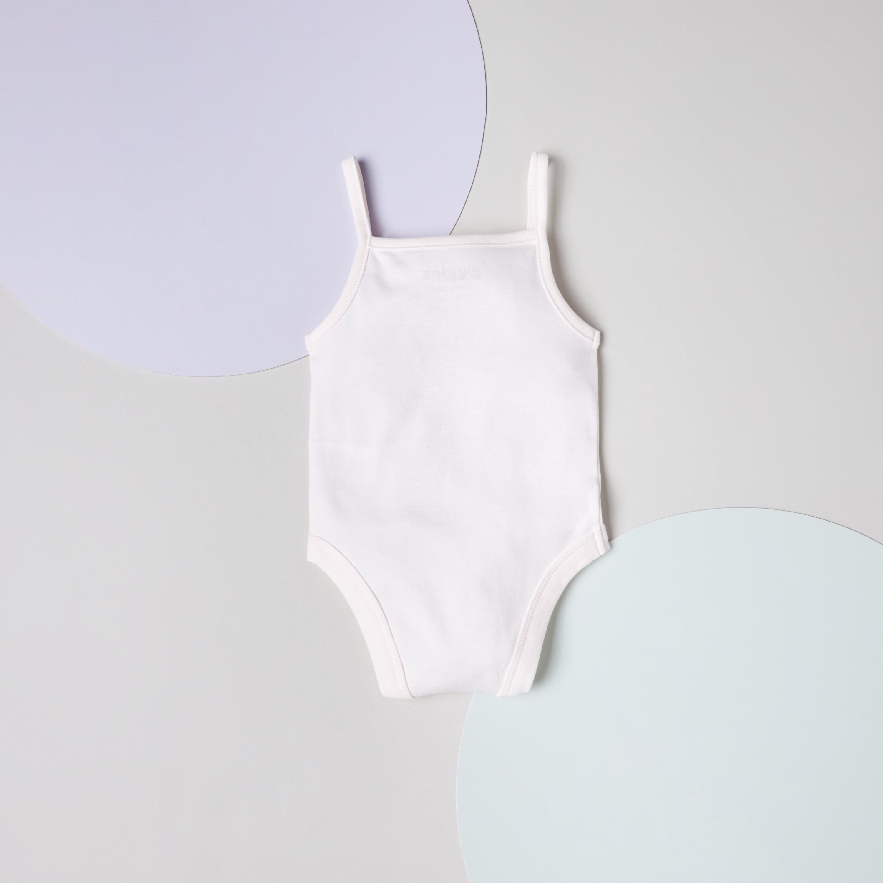 Giggles Floral Detail Sleeveless Cotton Bodysuit-baby-girls-clothing-bodysuits-image-2