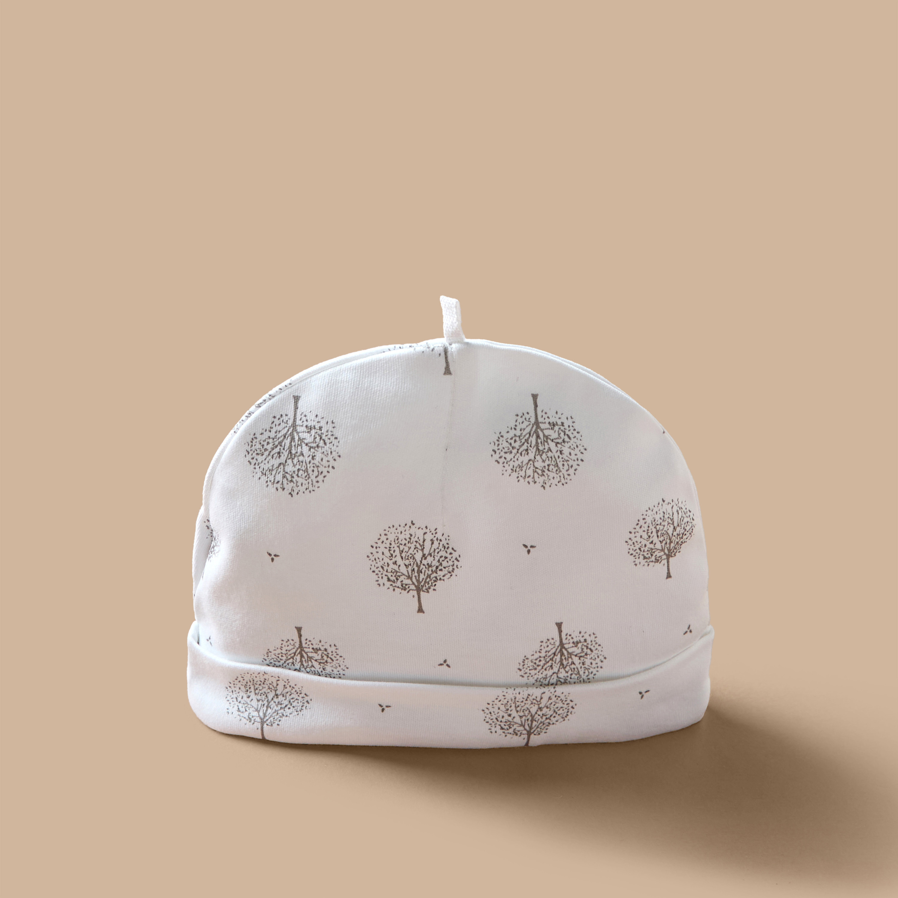 Juniors Leaf Print Beanie Cap - Set of 3-baby-boys-accessories-caps-image-4