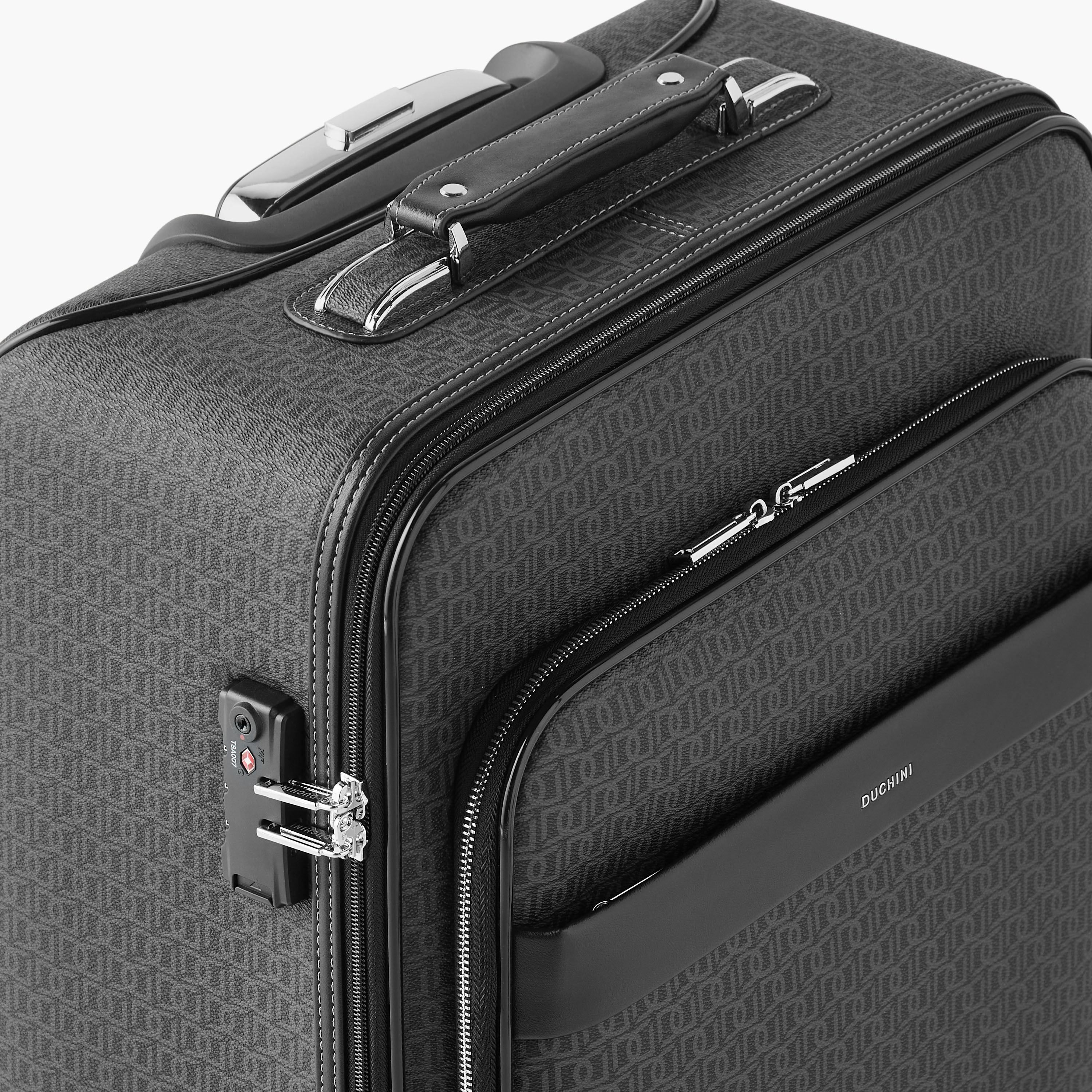 شنطة ترولي ليّنة بمقبض قابل للسحب وطبعات مونوجرام من دوتشيني-travel-luggagesandbags-luggage-image-5