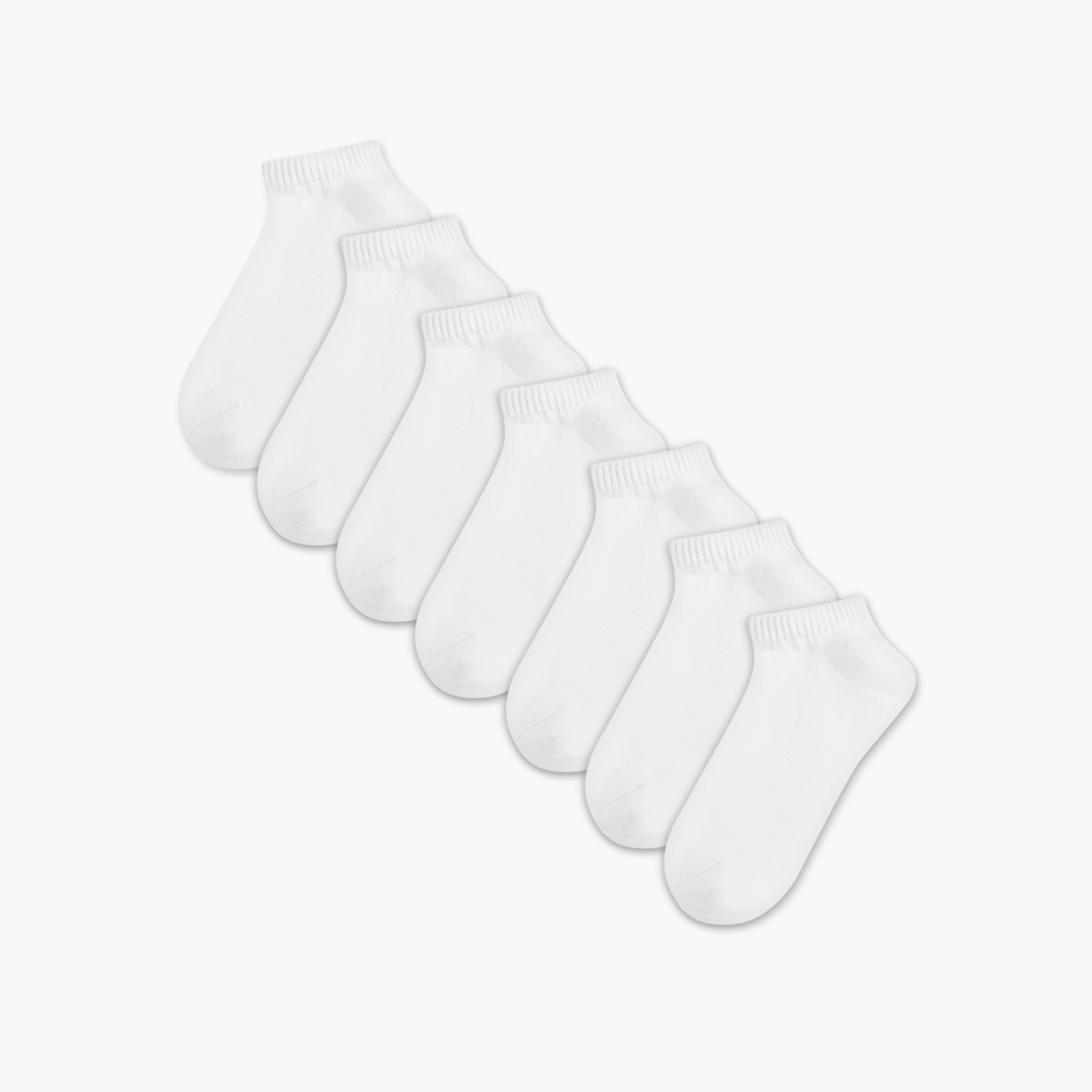 عبوة جوارب قطن 7 أزواج بطول الكاحل من فلورا بيلا-women-socksandstockings-image-5