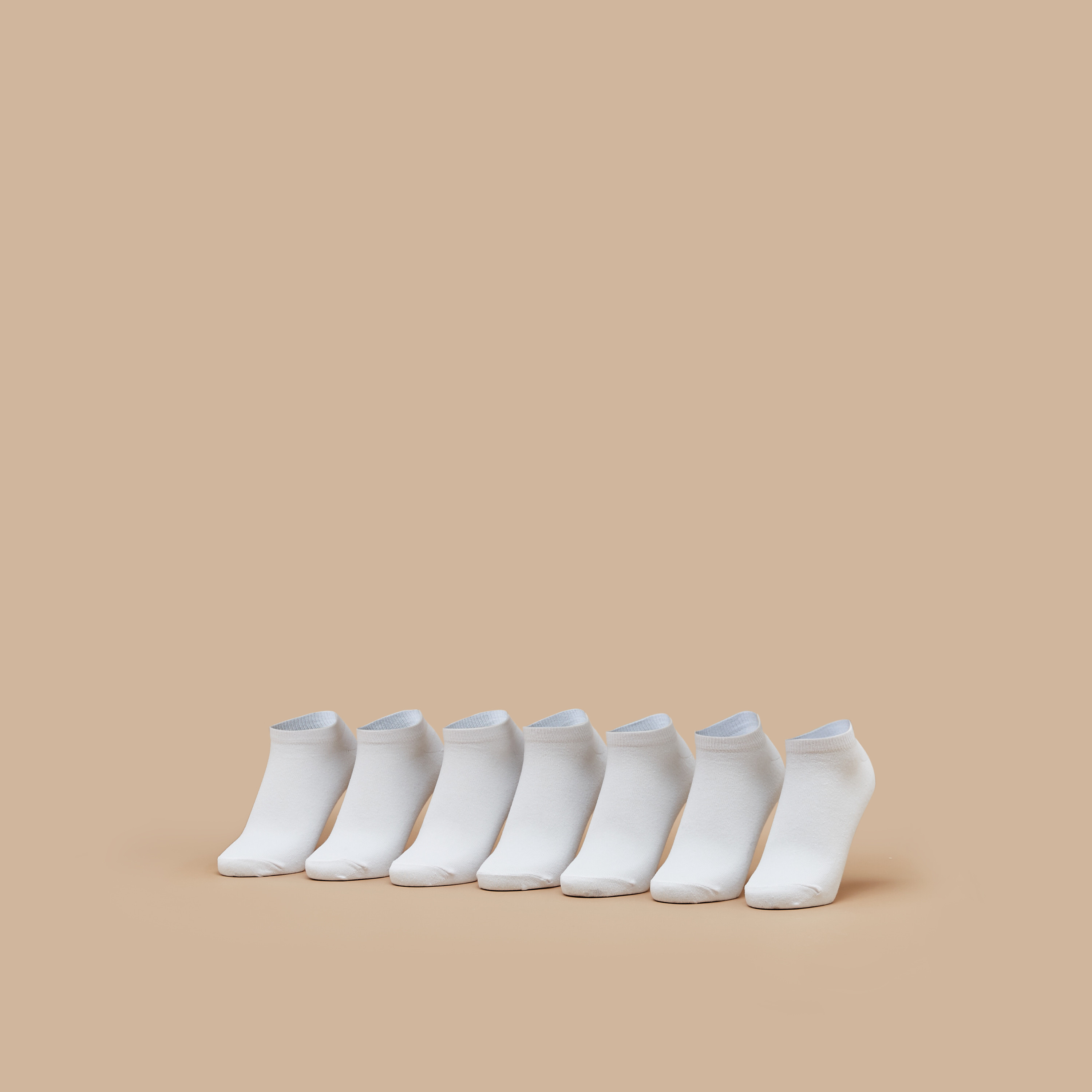 Flora Bella Flora Bella Solid Ankle Length Socks - Set of 7-women-socksandstockings-image-1