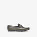 Duchini Men's Slip-On Moccasins with Buckle Accent-Moccasins-thumbnail-1