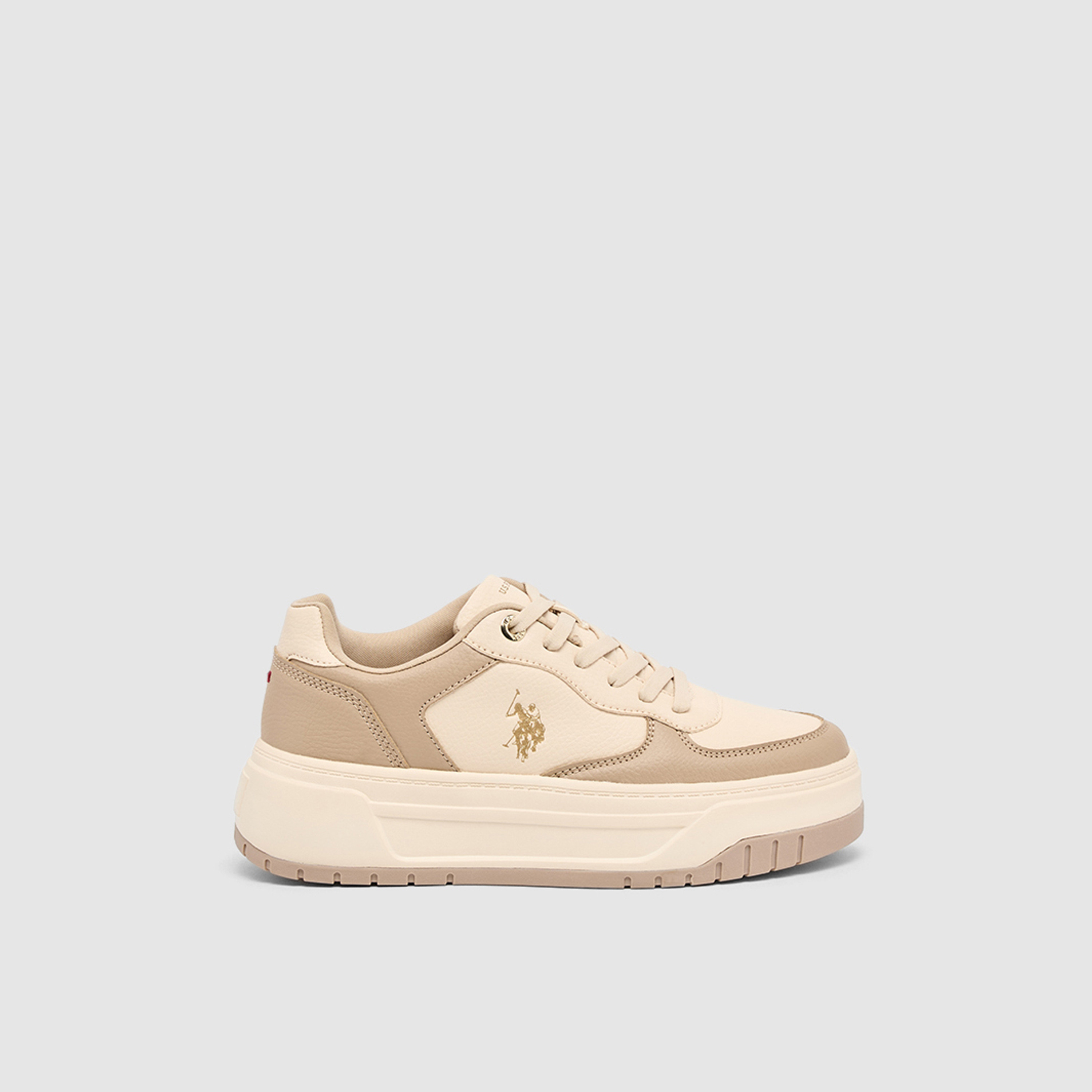 Us Polo Women's Lace-Up Platform Low Ankle Sneakers | ELFY-GLB-WMN-women-shoes-sneakers-image-1