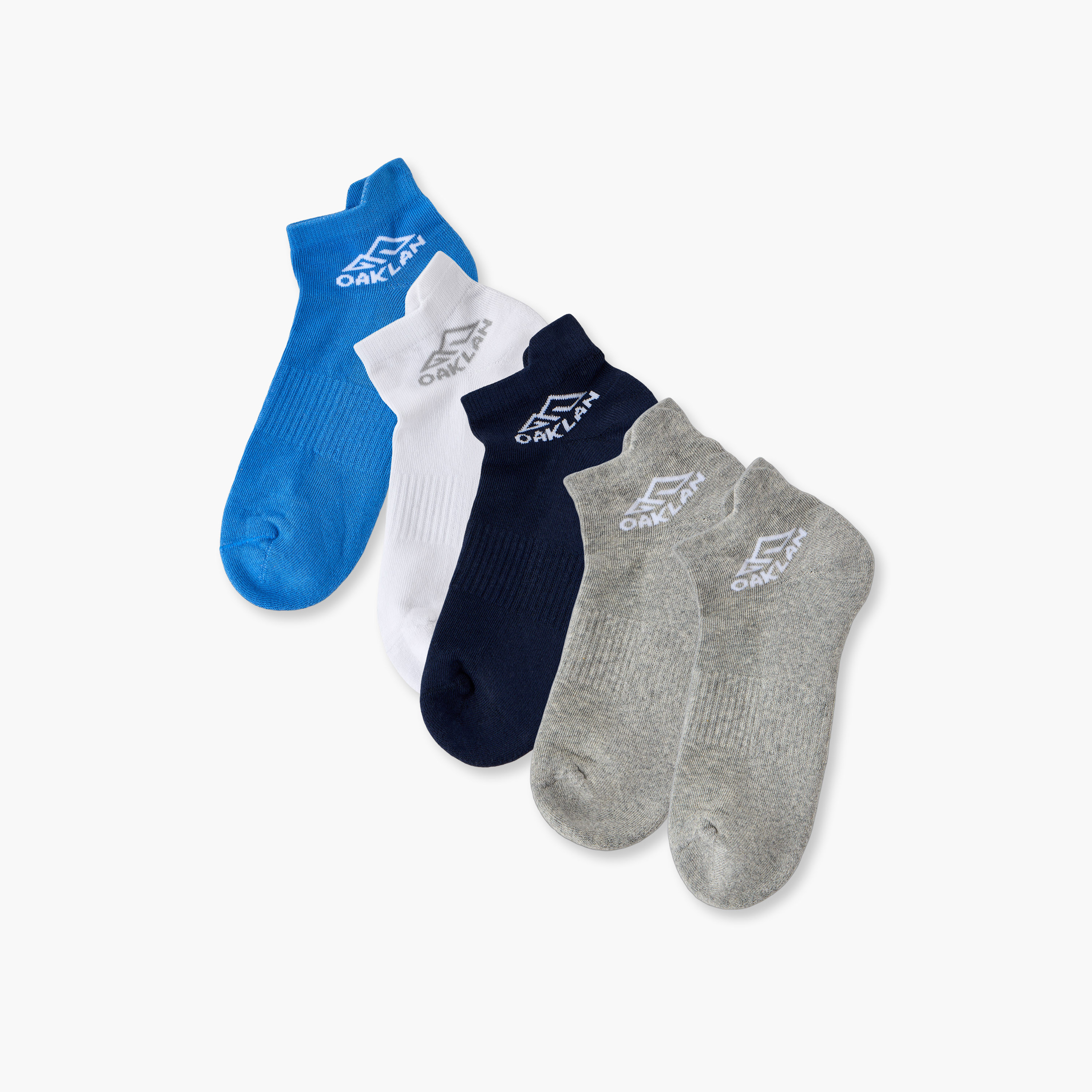 جوارب رياضية طول الكاحل للرجال من أوكلان من شوإكسبريس - طقم من 5-men-socks-image-1