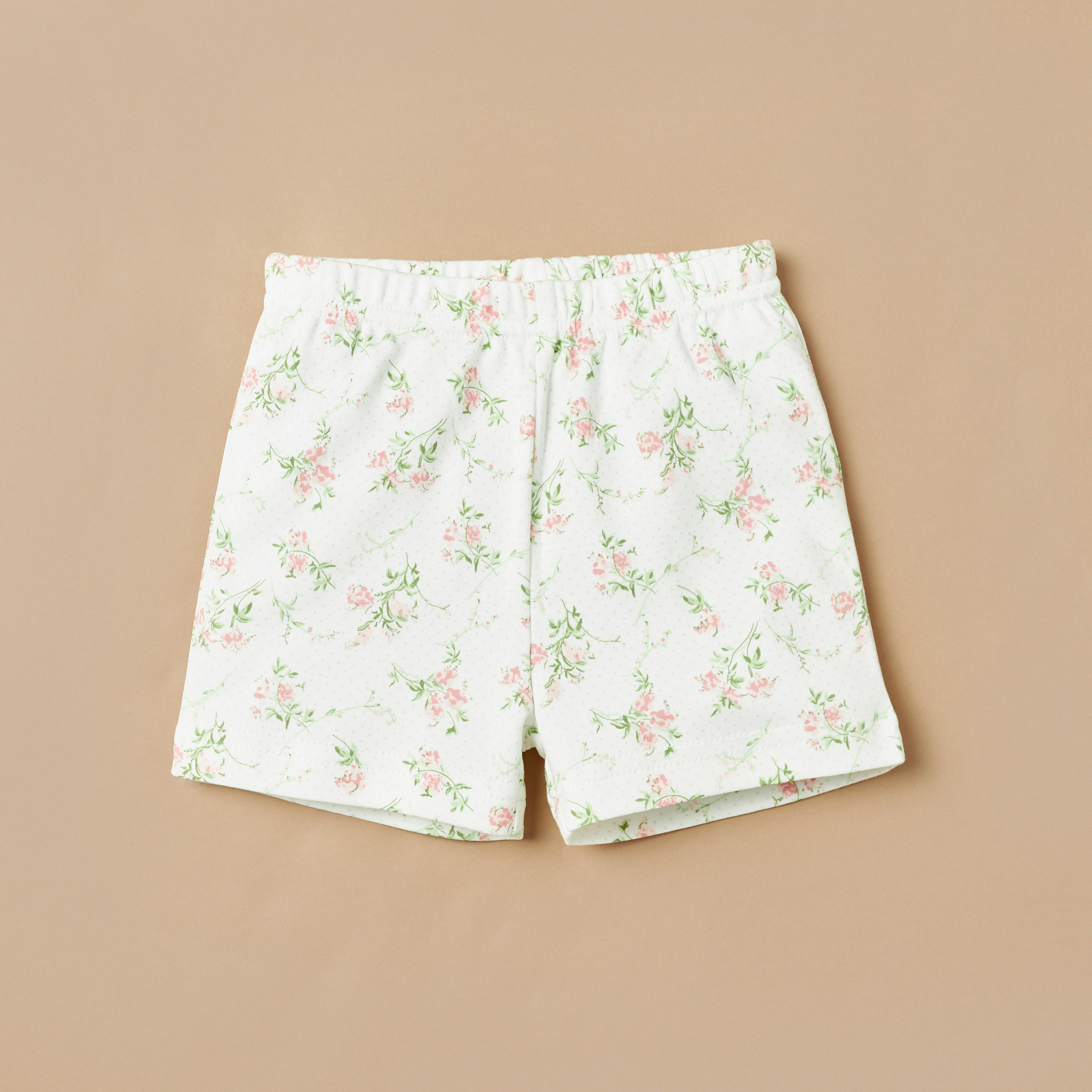 Giggles All-Over Floral Print Shirt and Shorts Set-baby-girls-clothing-nightwear-pyjamasets-image-3