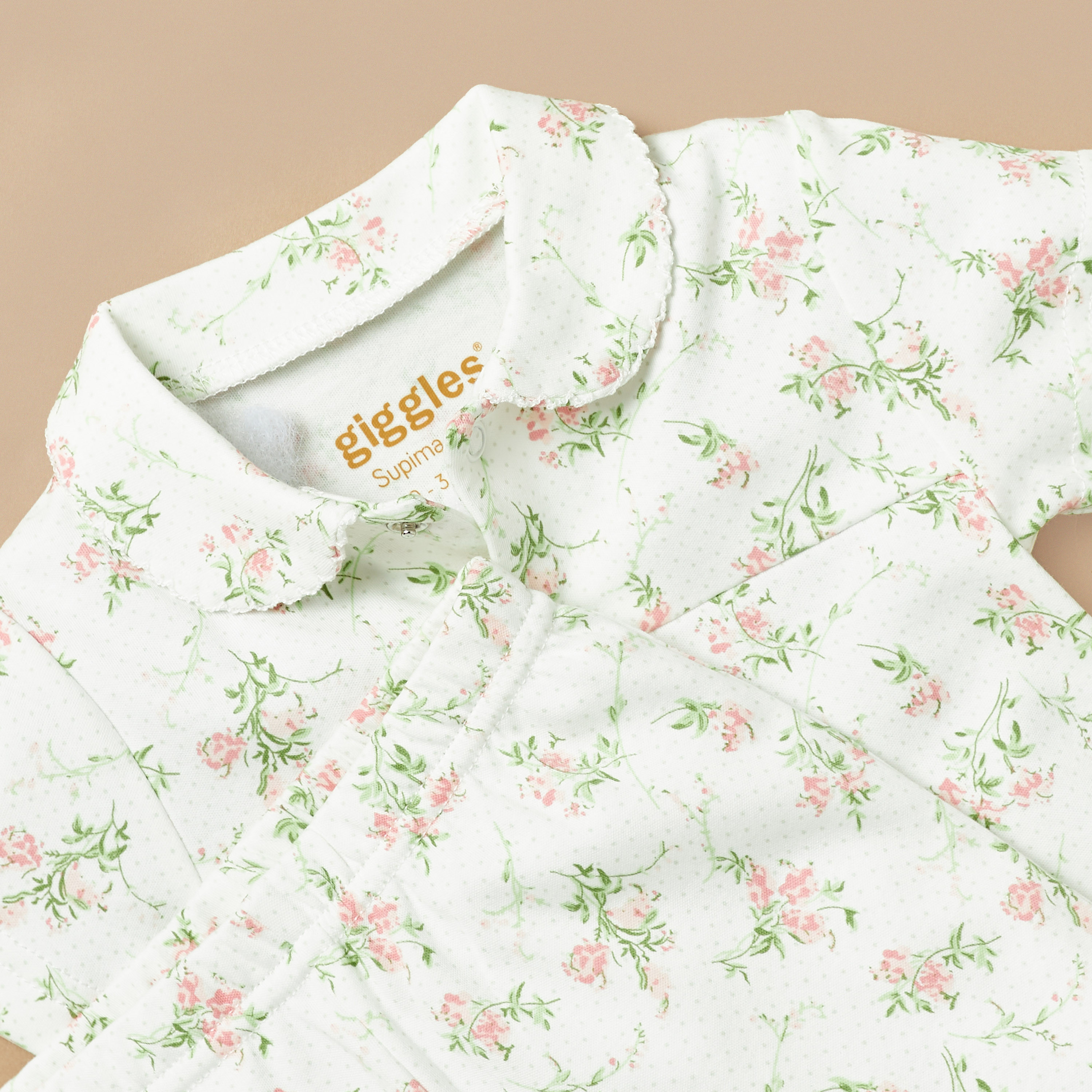 Giggles All-Over Floral Print Shirt and Shorts Set-baby-girls-clothing-nightwear-pyjamasets-image-4