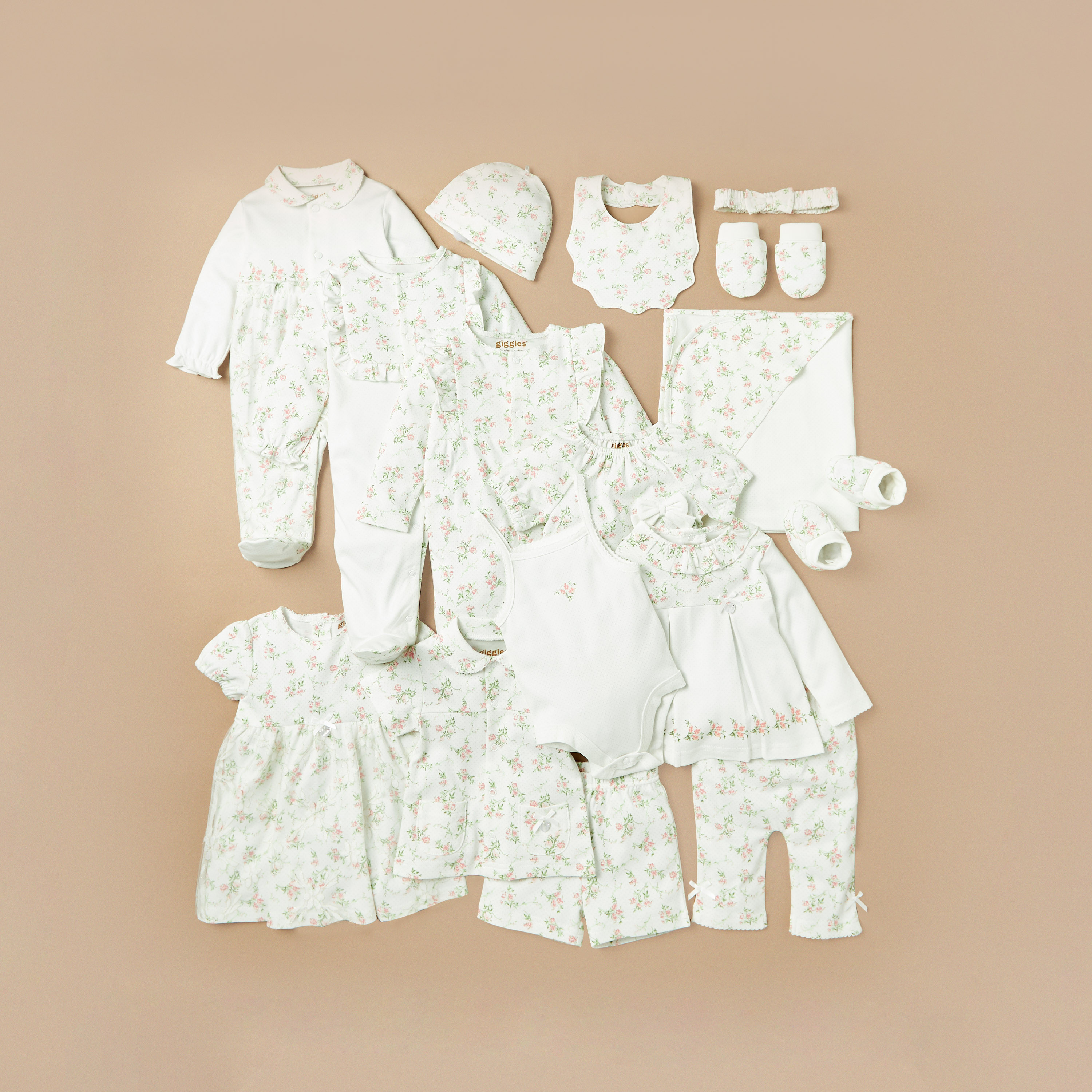 Giggles All-Over Floral Print Shirt and Shorts Set-baby-girls-clothing-nightwear-pyjamasets-image-6