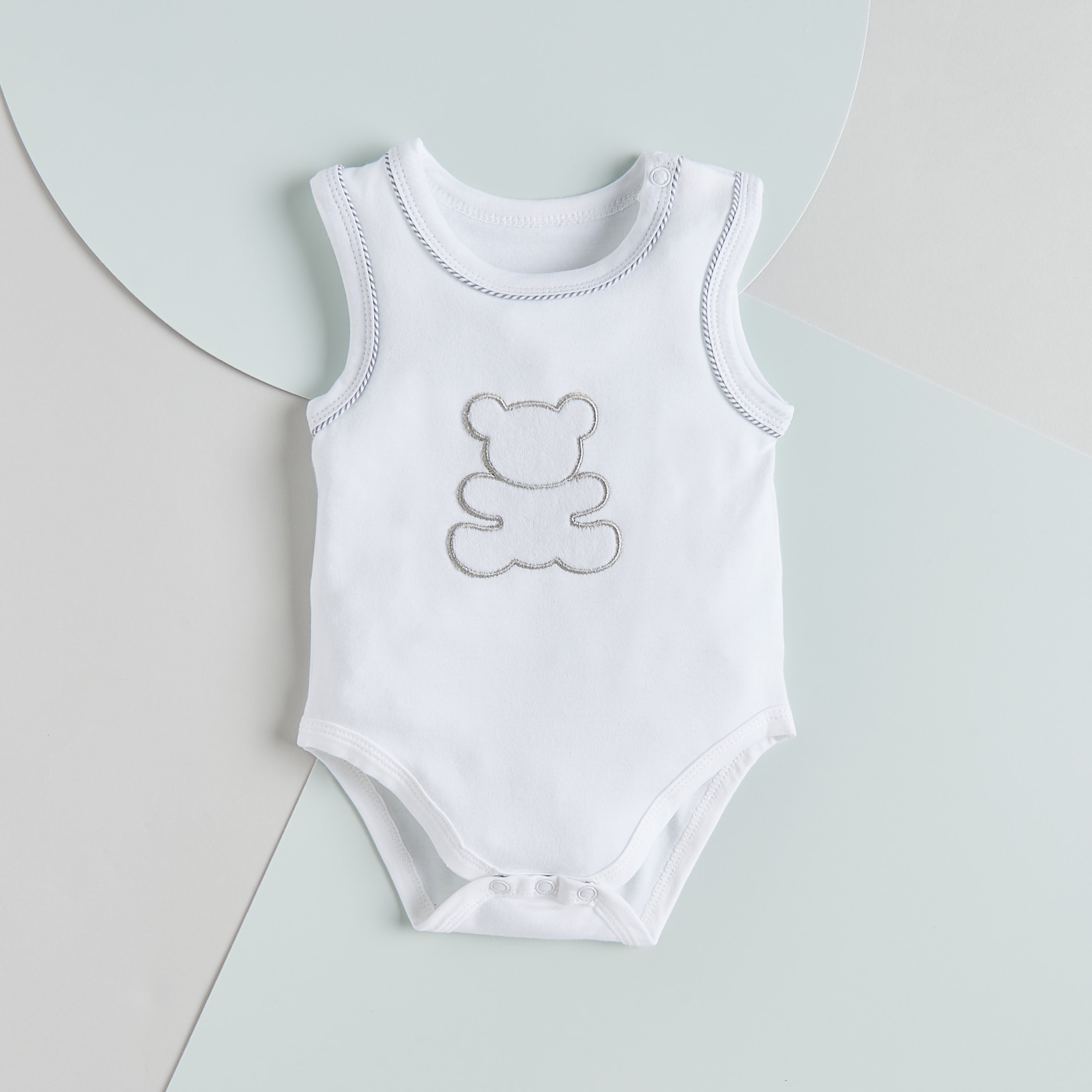 بودي سوت دون أكمام بتطريز دب من جيجلز-baby-boys-clothing-bodysuits-image-1