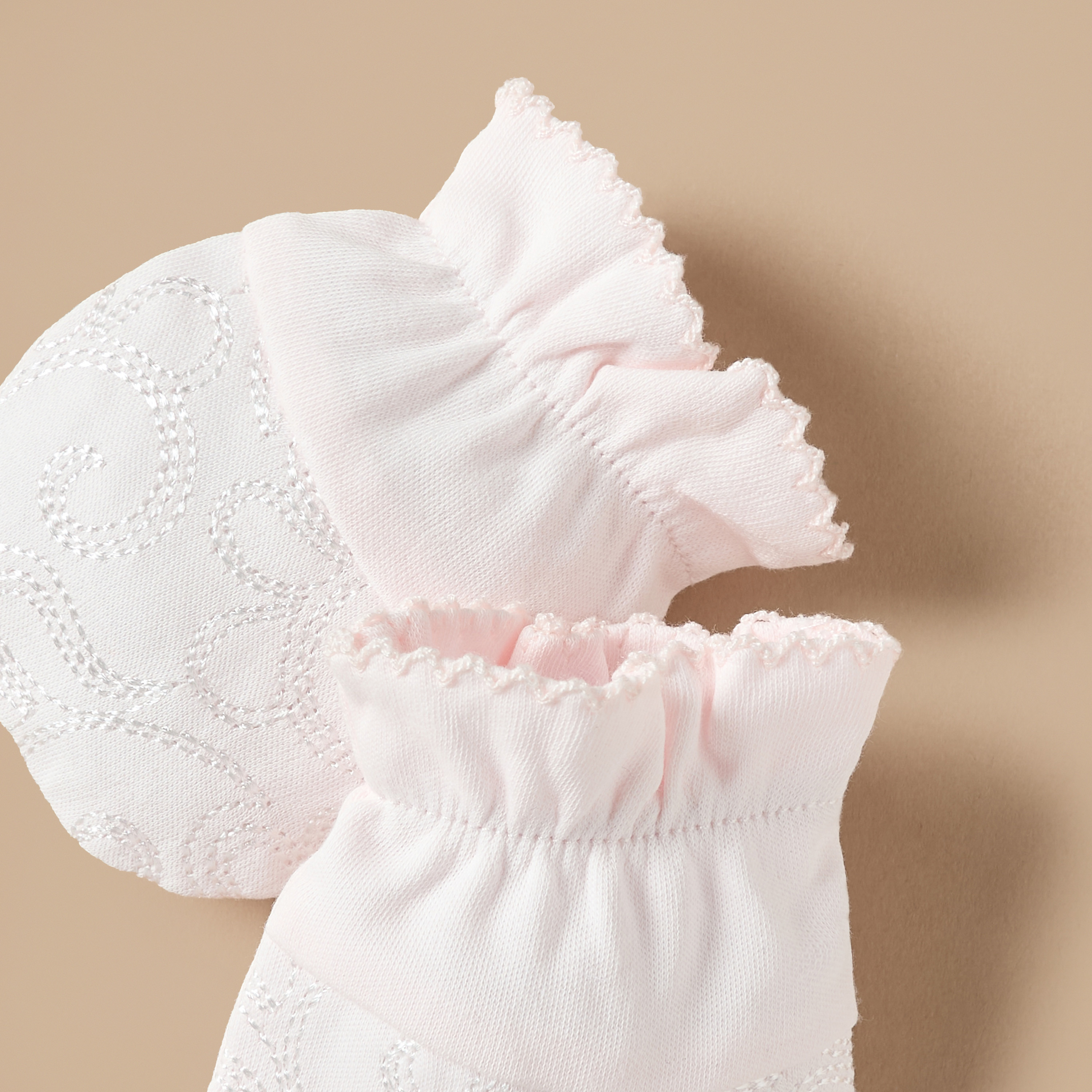 Giggles Embroidered Mittens with Scallop Hem-baby-girls-accessories-mittens-image-4