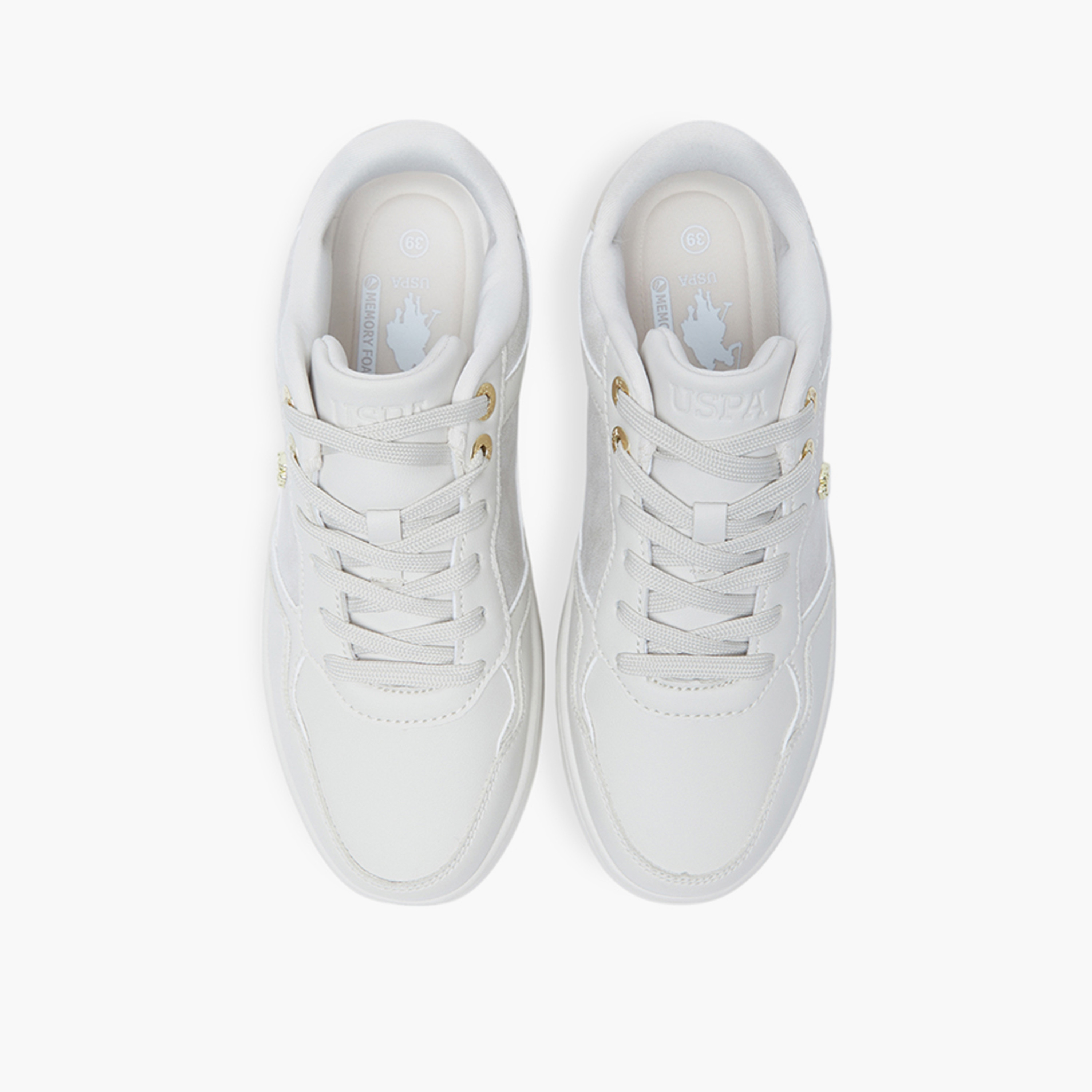 يو اس بولو اسن- حذاء رياضي برباط كاحل منخفض للنساء | EMORA-GLB-5FX-women-shoes-sneakers-image-4