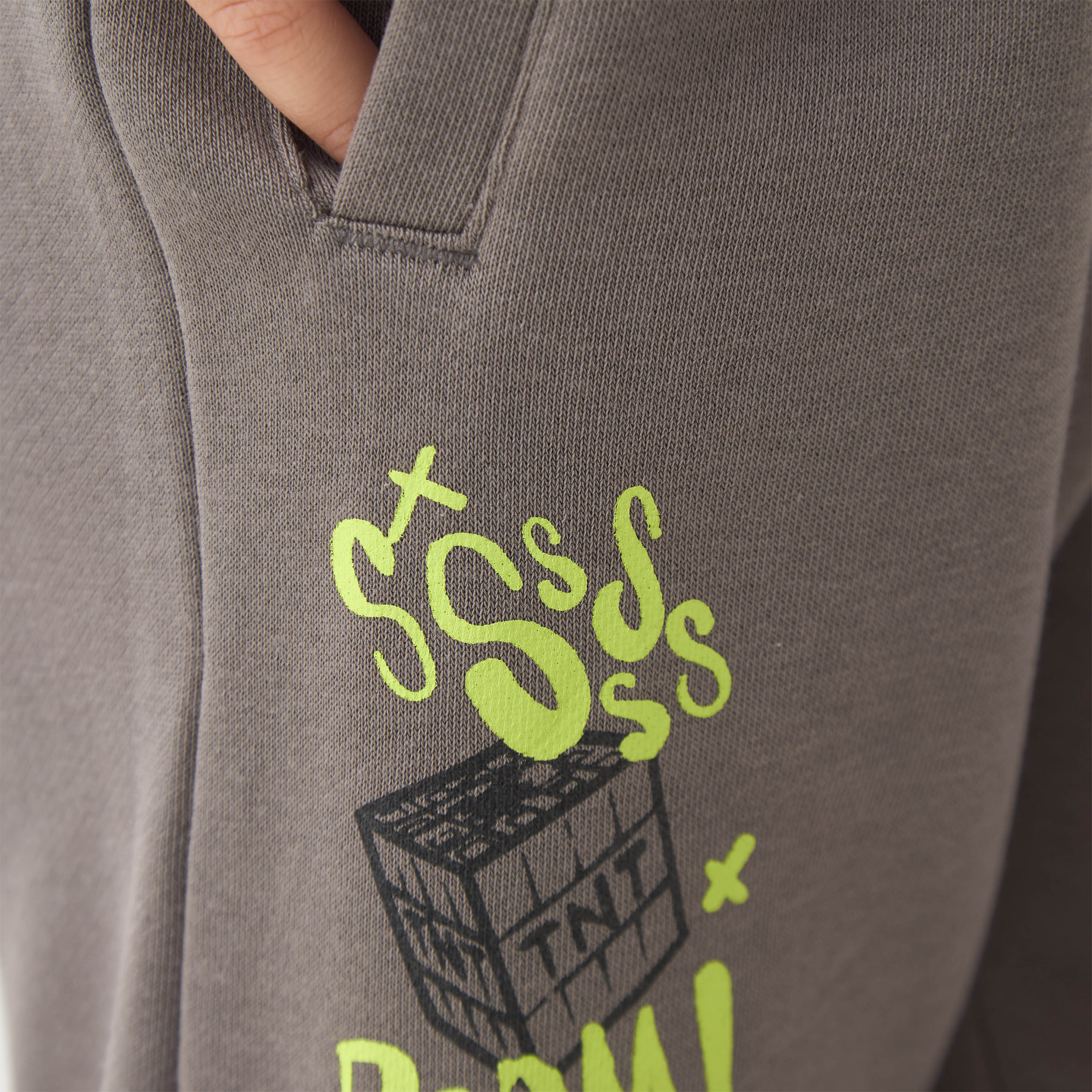 Minecraft Boys' Joggers with Print - Cotton - Elasticated Drawstring-boys-clothing-bottoms-joggersandtrackpants-image-5