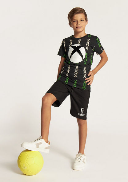 Xbox Embellished T-shirt with Crew Neck and Short Sleeves