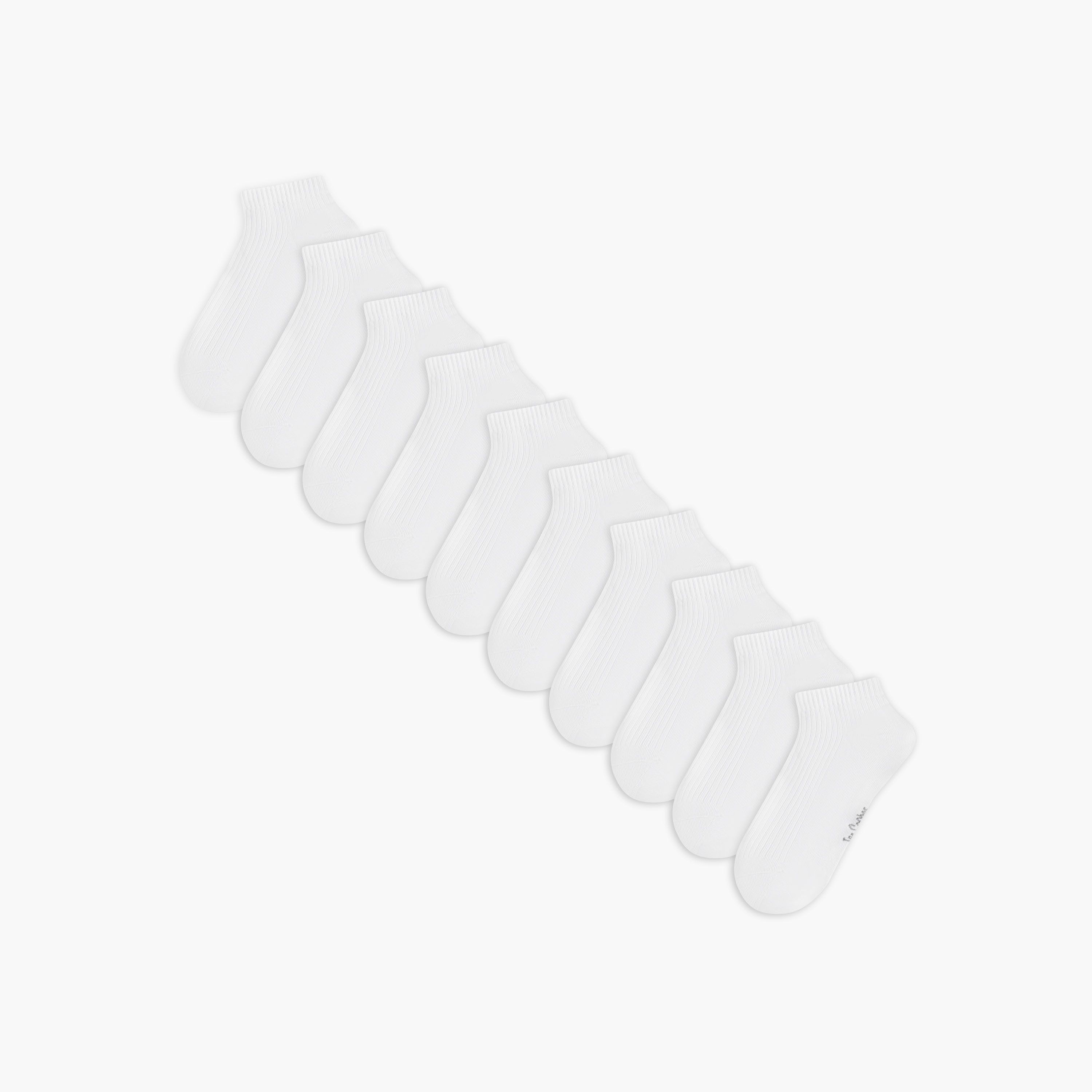 Lee Cooper Pack of 10 Ankle Length Cotton Socks-women-socksandstockings-image-1