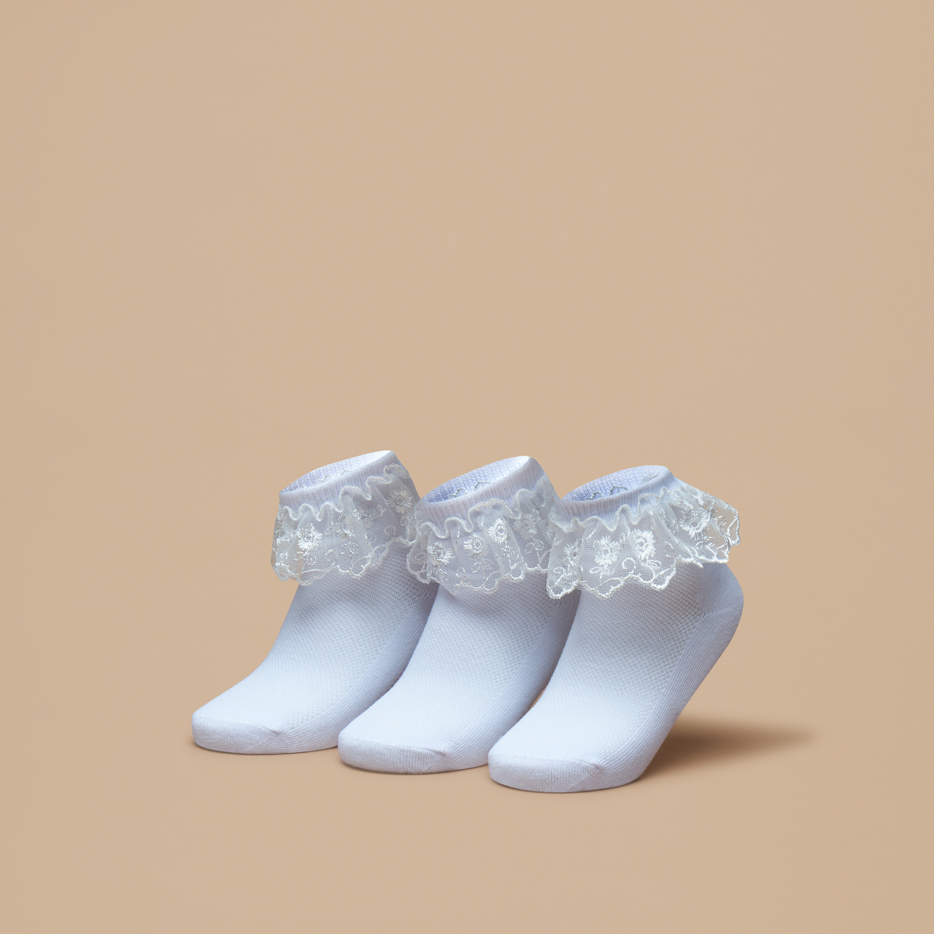 Flora Bella Frill Socks - Set of 3-girls-accessories-socks-image-1