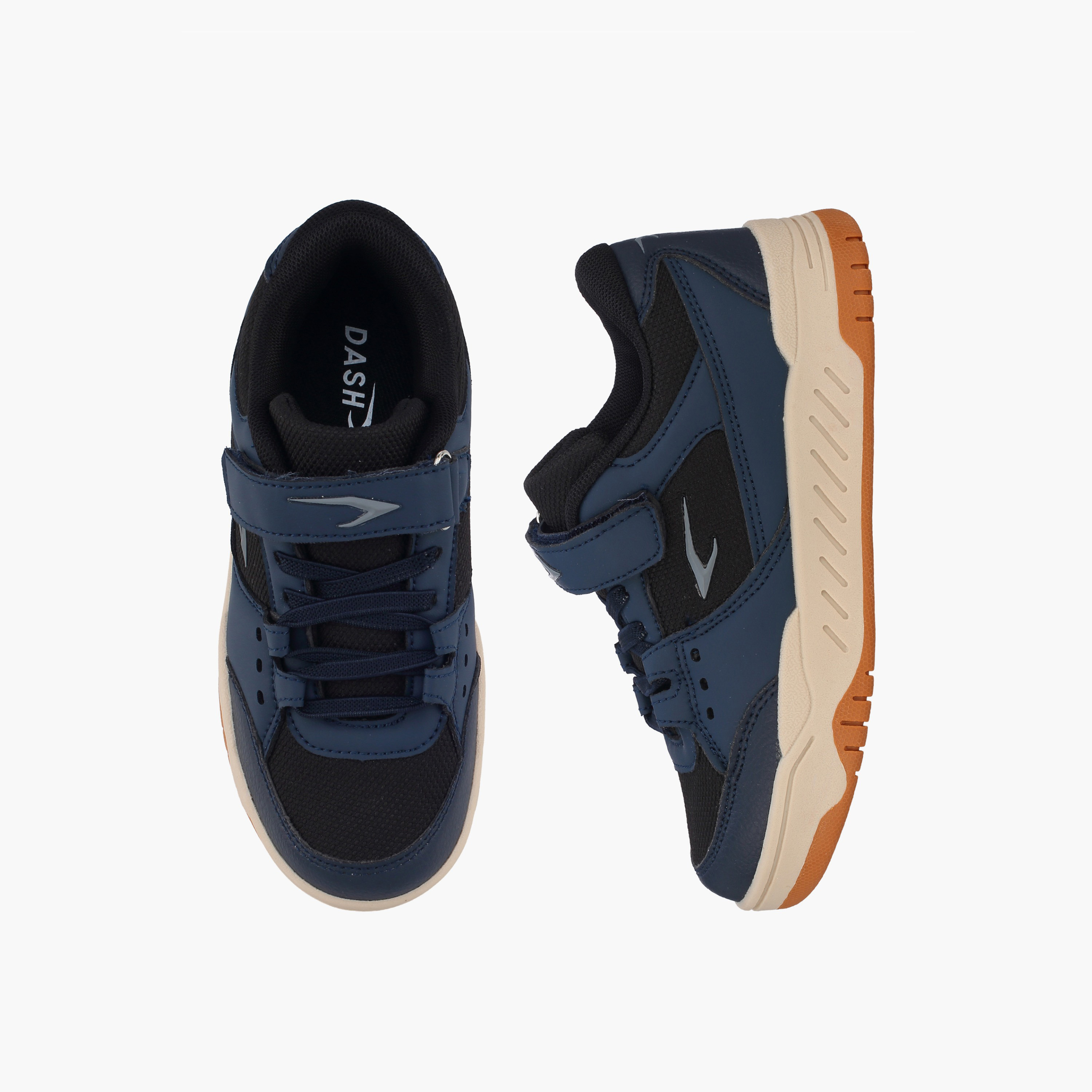 Dash Boys Hook & Loop Ankle Sneakers-boys-shoes-sneakers-image-1