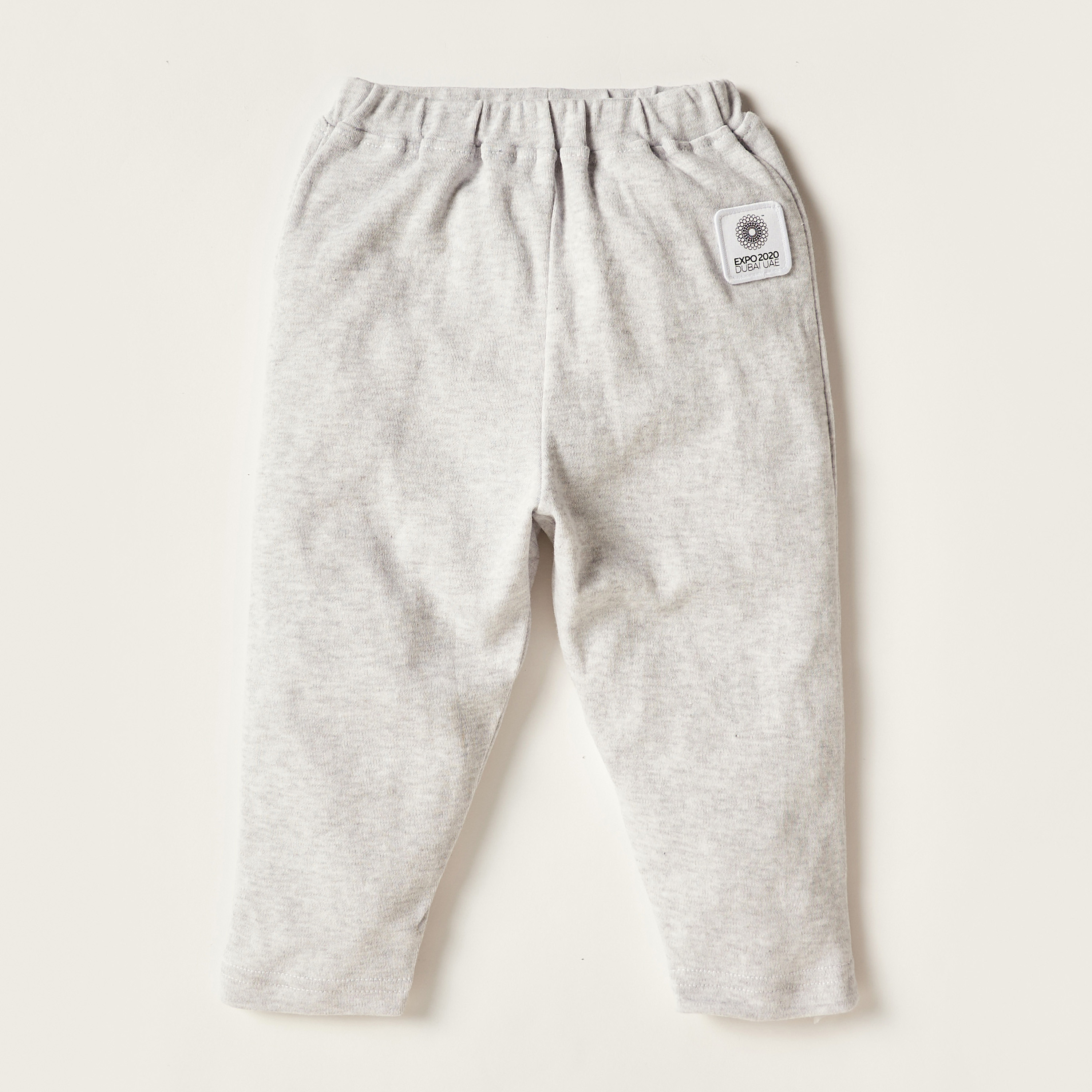 Expo 2020 Printed Crew Neck T-shirt and Pyjama Set-baby-boys-clothing-nightwear-pyjamasets-image-4