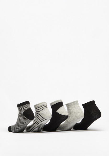 Assorted Ankle Length Socks - Set of 5-Boy%27s Socks-image-2