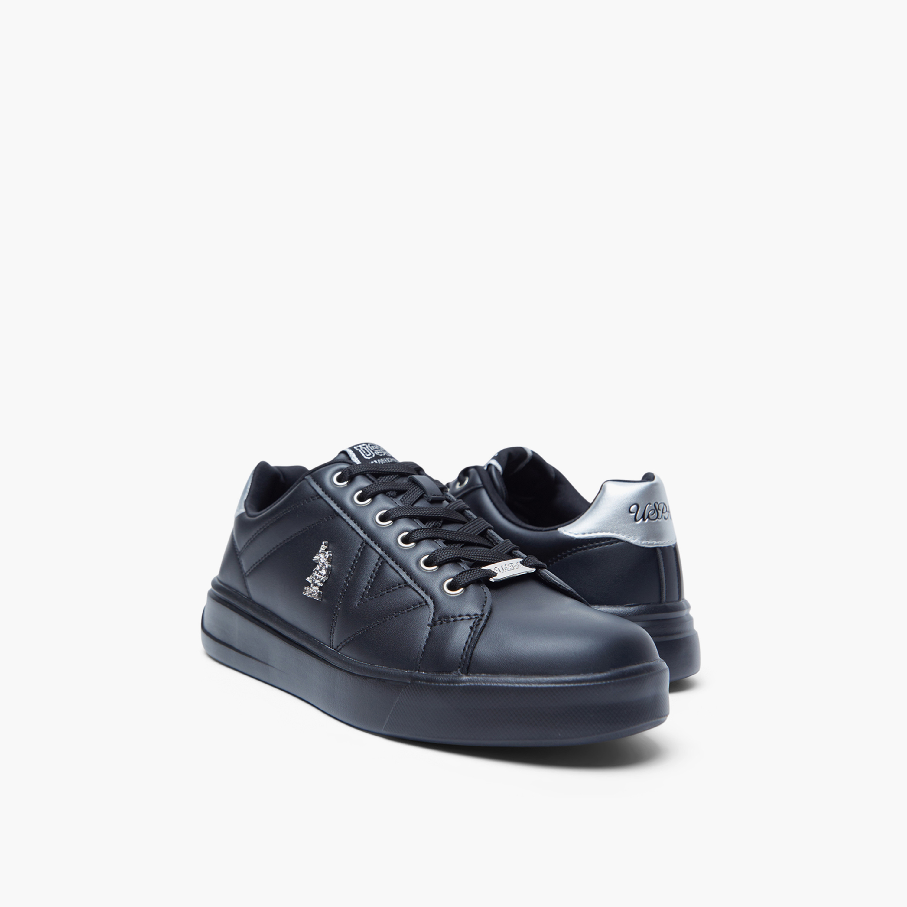 يو اس بولو اسن- حذاء رياضي برباط كاحل منخفض للنساء | EXXY-GLB-5FX-women-shoes-sneakers-image-3