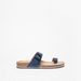 Le Confort Strap Sandals with Toe Loop Detail and Buckle Accent-Men%27s Sandals-thumbnailMobile-1