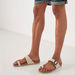 Le Confort Strap Sandals with Toe Loop Detail and Buckle Accent-Men%27s Sandals-thumbnail-0