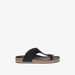 Le Confort Buckle Detail Slip-On Sandals-Men%27s Sandals-thumbnail-1