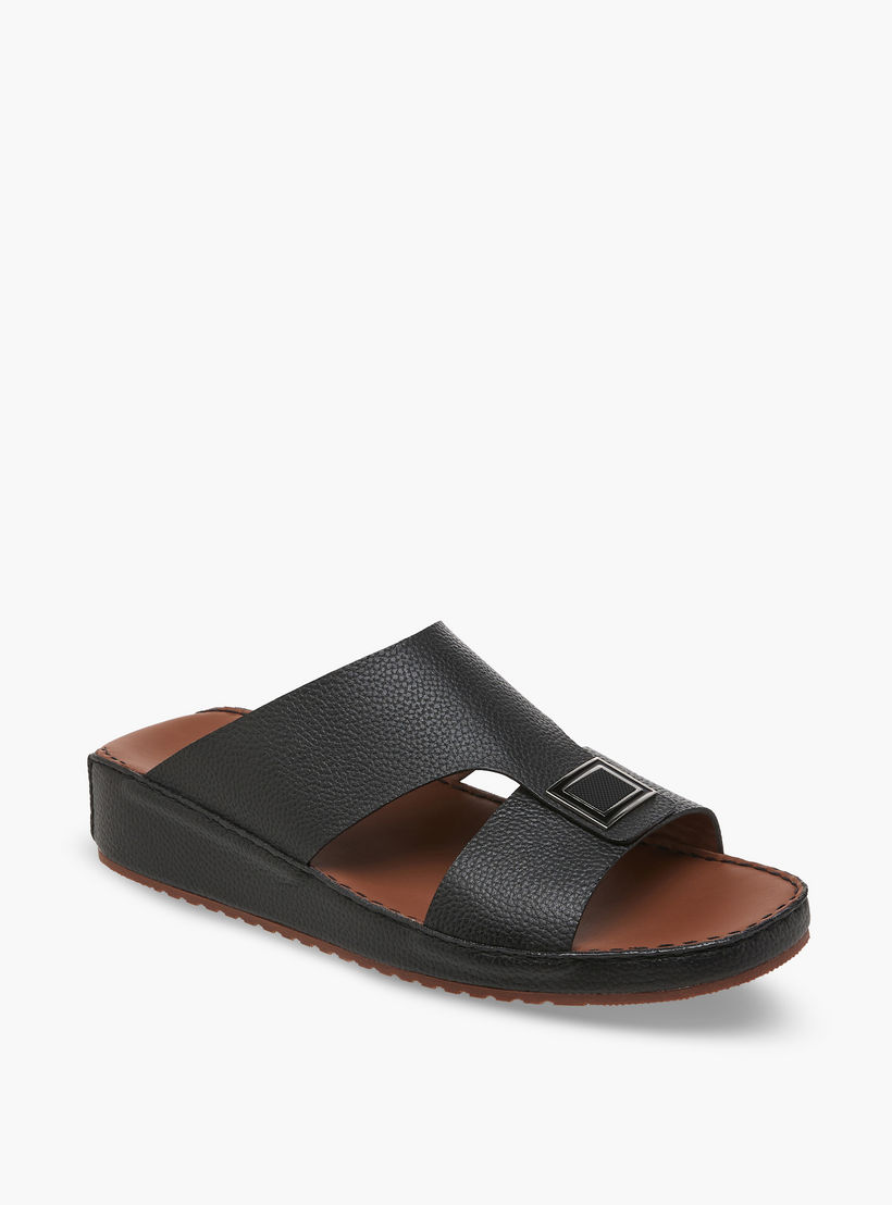صندل عربي جلد بارز الملمس للرجال من دوتشيني-men-shoes-sandals-image-2