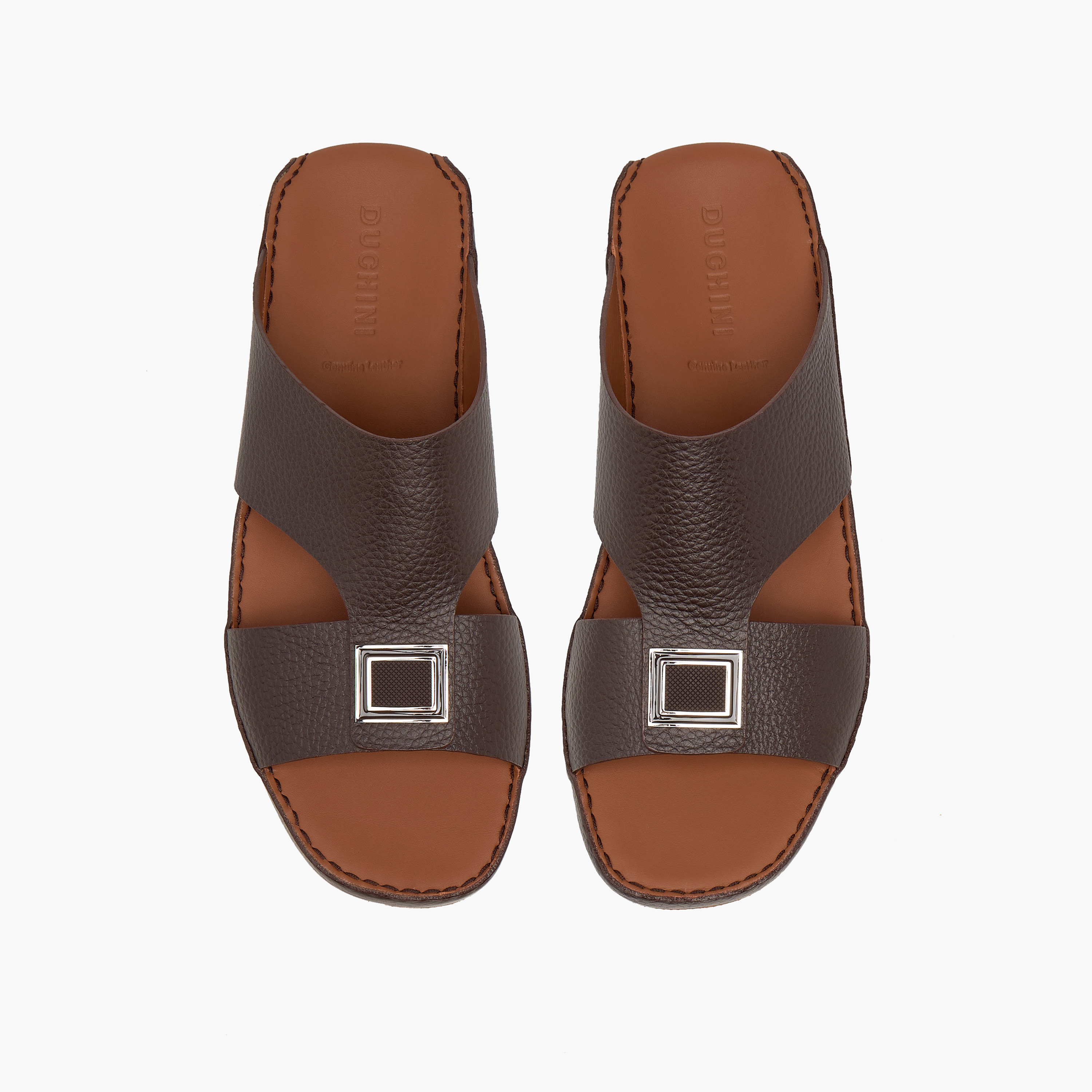 صندل عربي جلد بارز الملمس للرجال من دوتشيني-men-shoes-sandals-image-1
