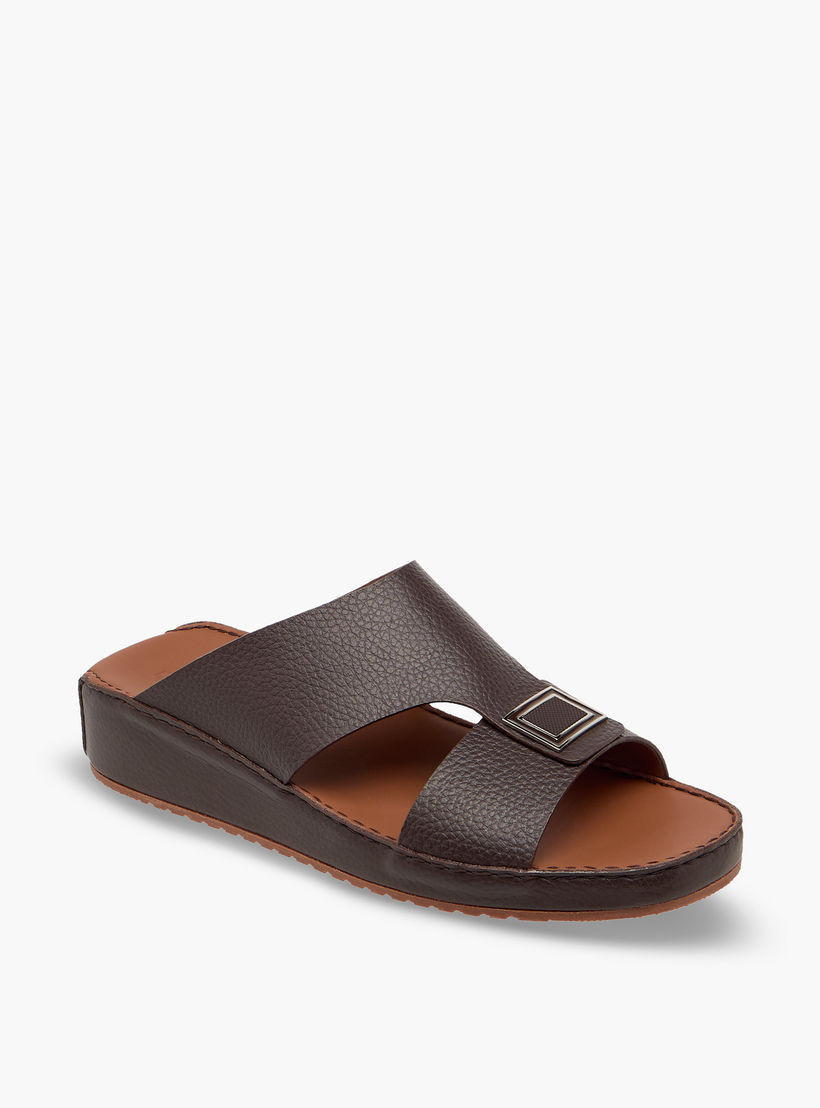 صندل عربي جلد بارز الملمس للرجال من دوتشيني-men-shoes-sandals-image-2