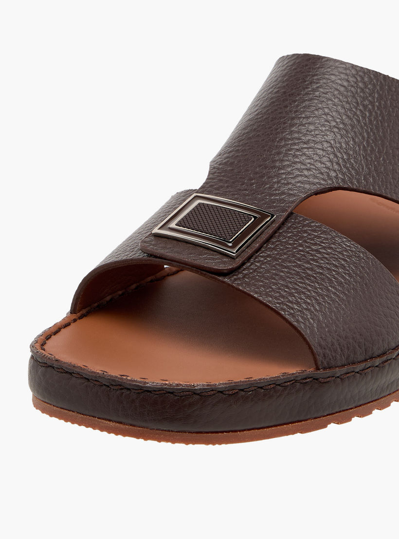 صندل عربي جلد بارز الملمس للرجال من دوتشيني-men-shoes-sandals-image-4