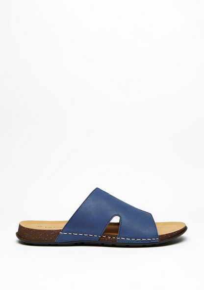 Le Confort Solid Open Toe Slip-On Sandals