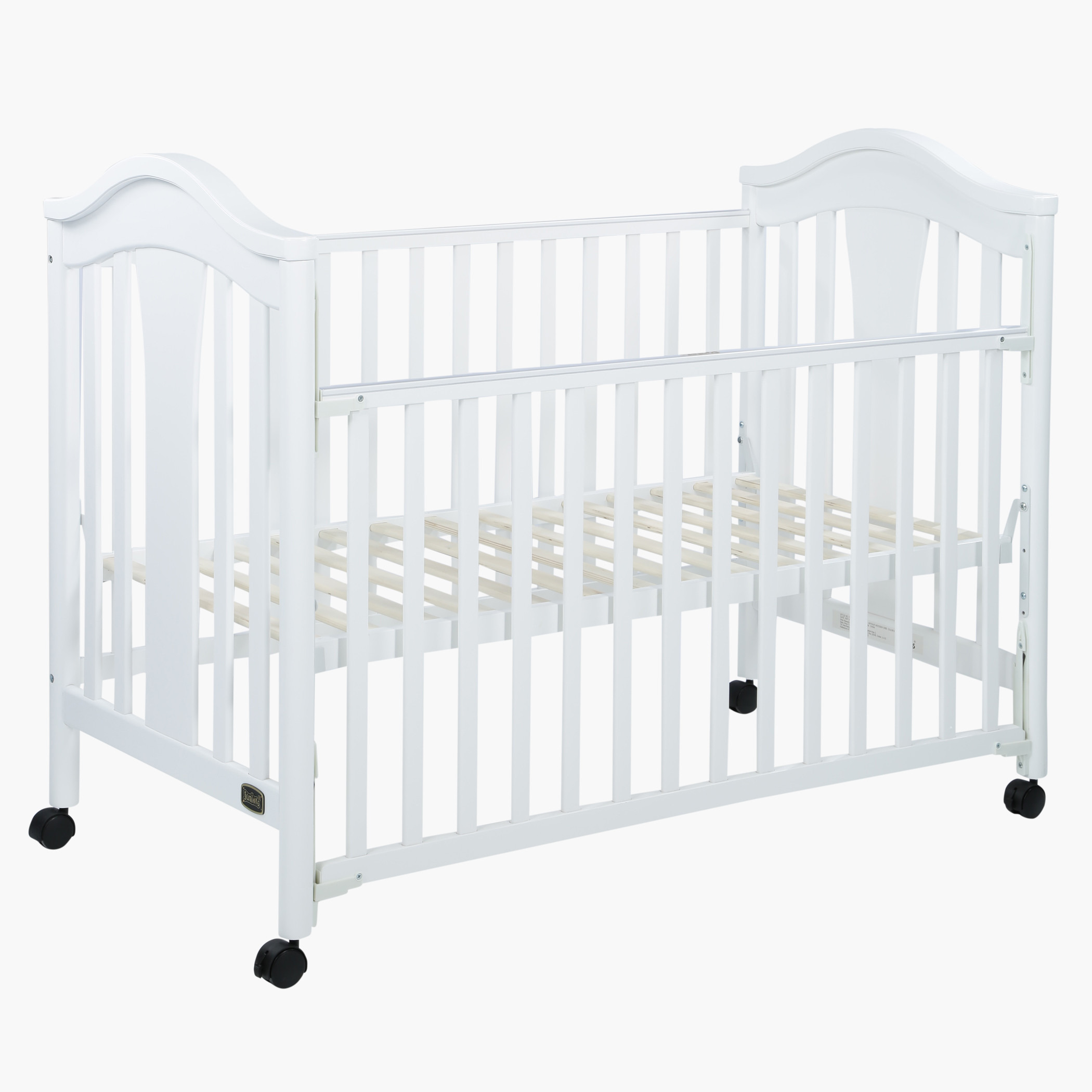 Juniors Arthur Wooden Crib with Three Adjustable Heights- White (Up to 3 years)-baby-nursery-furniture-cribsandbeds-babycribs-image-3