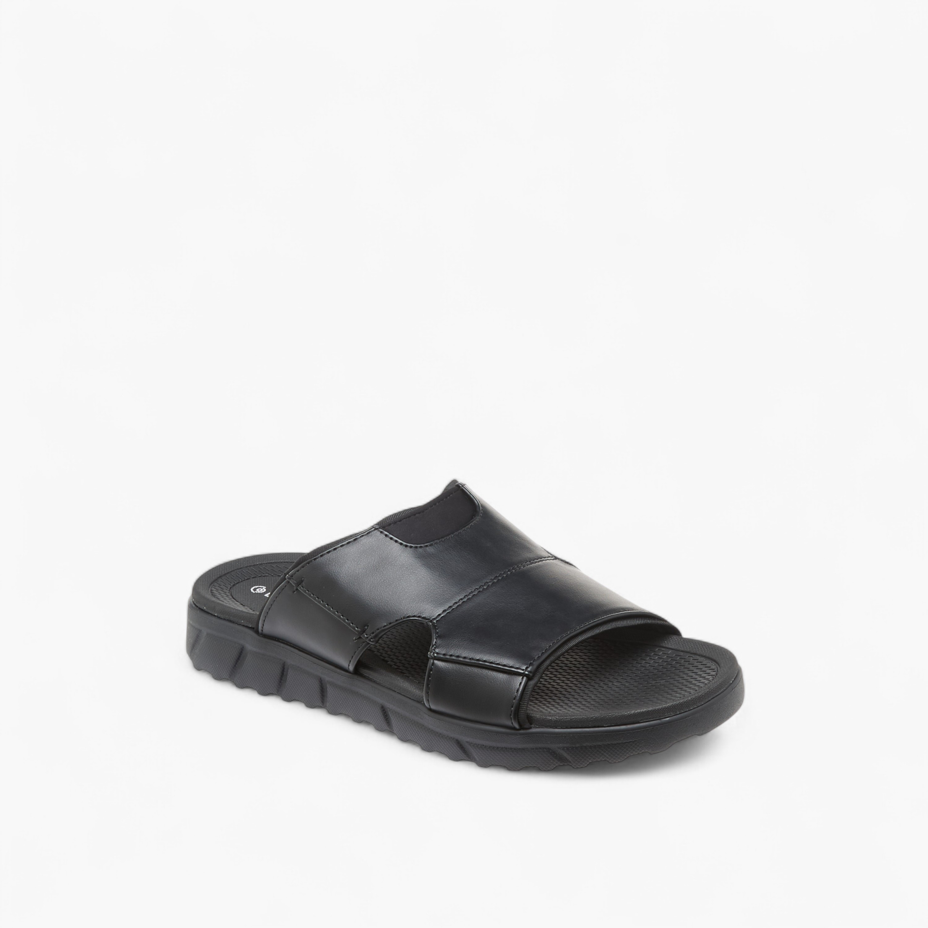 Le Confort Solid Slip-On Comfort Sandals-men-shoes-sandals-image-2