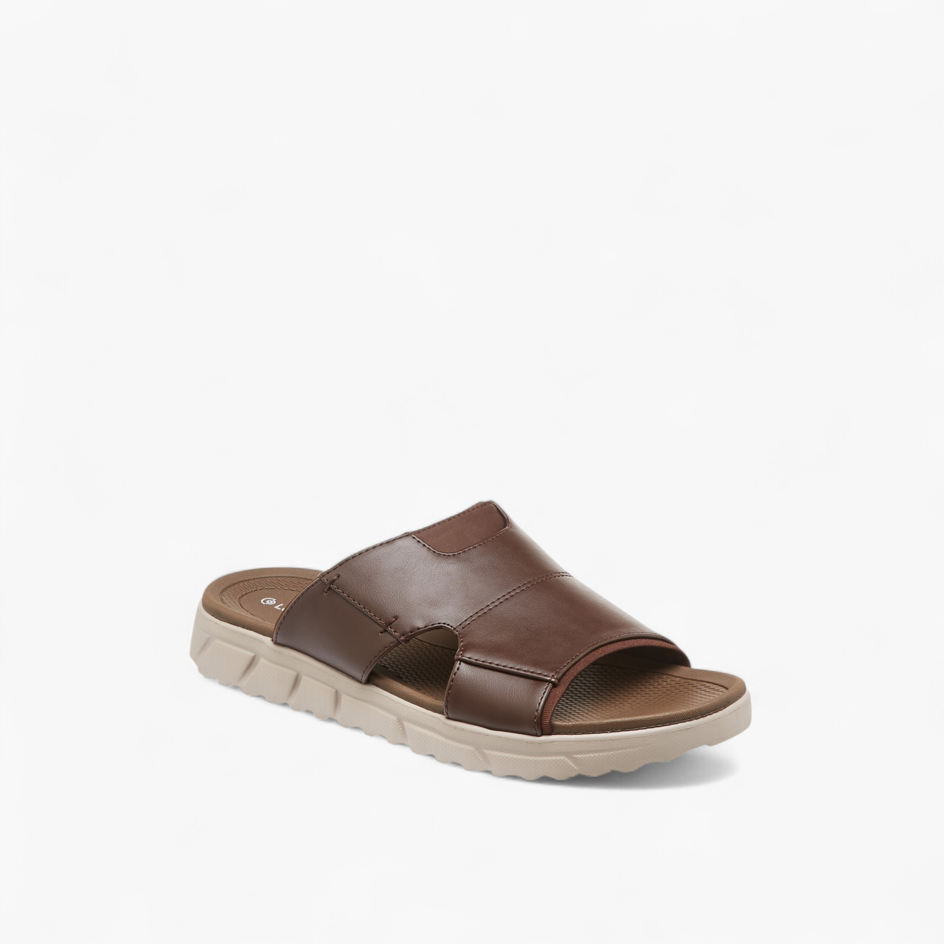 Le Confort Solid Slip-On Comfort Sandals-men-shoes-sandals-image-2