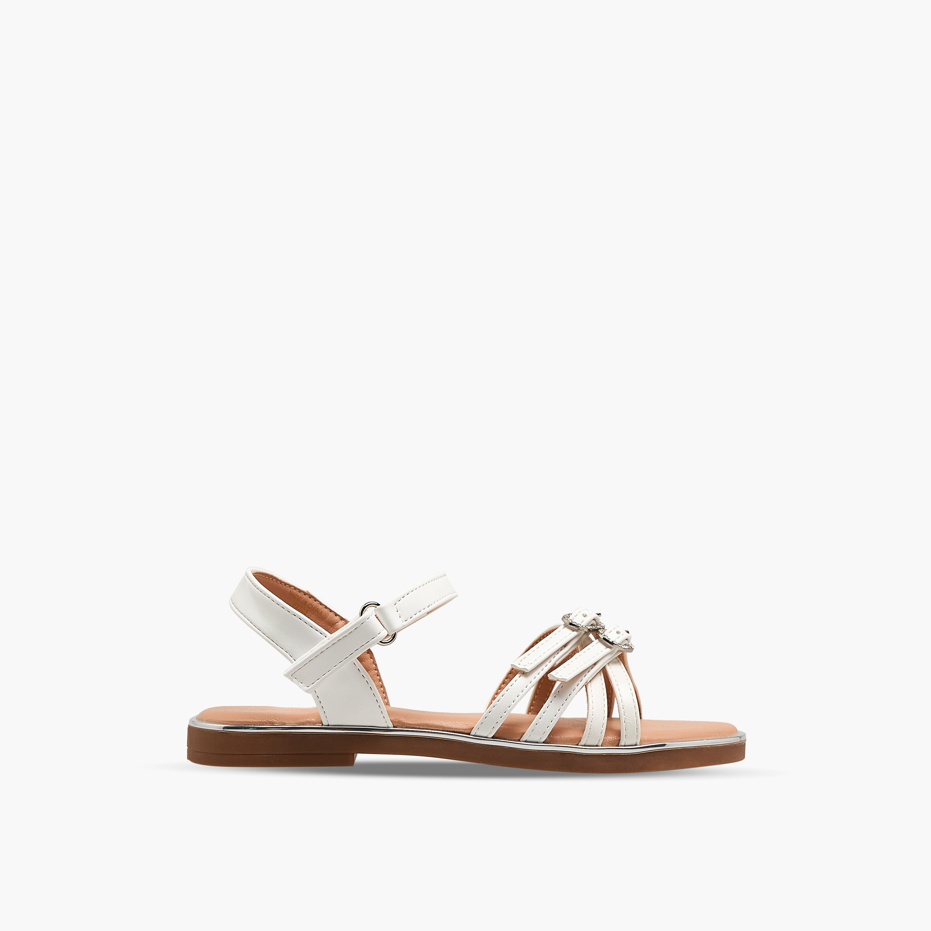 صندل بتفاصيل حزام مزين للبنات من فلورا بيلا-girls-shoes-sandals-image-3
