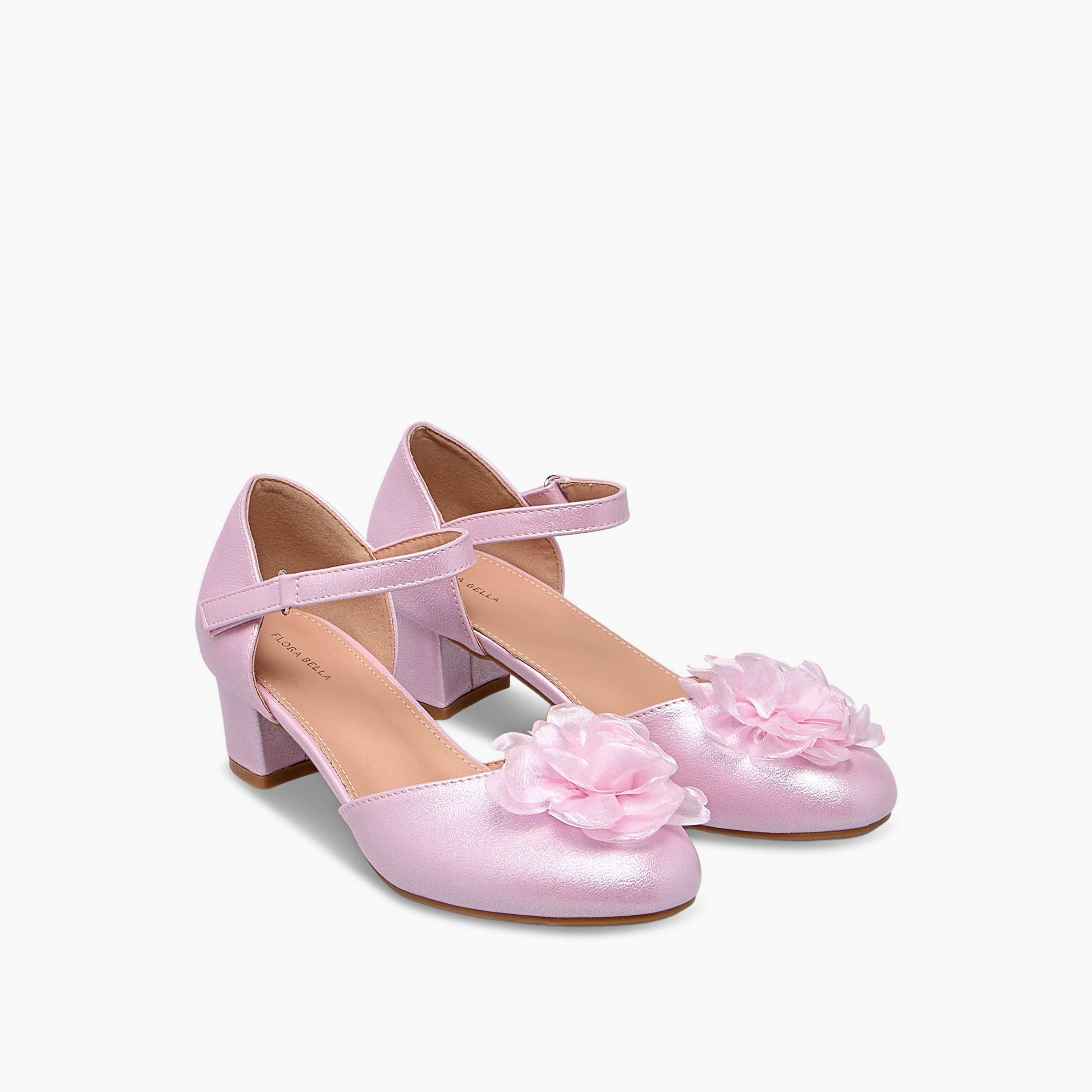 Flora Bella Girls Block Heel Ballerina Shoes-girls-shoes-sandals-image-1