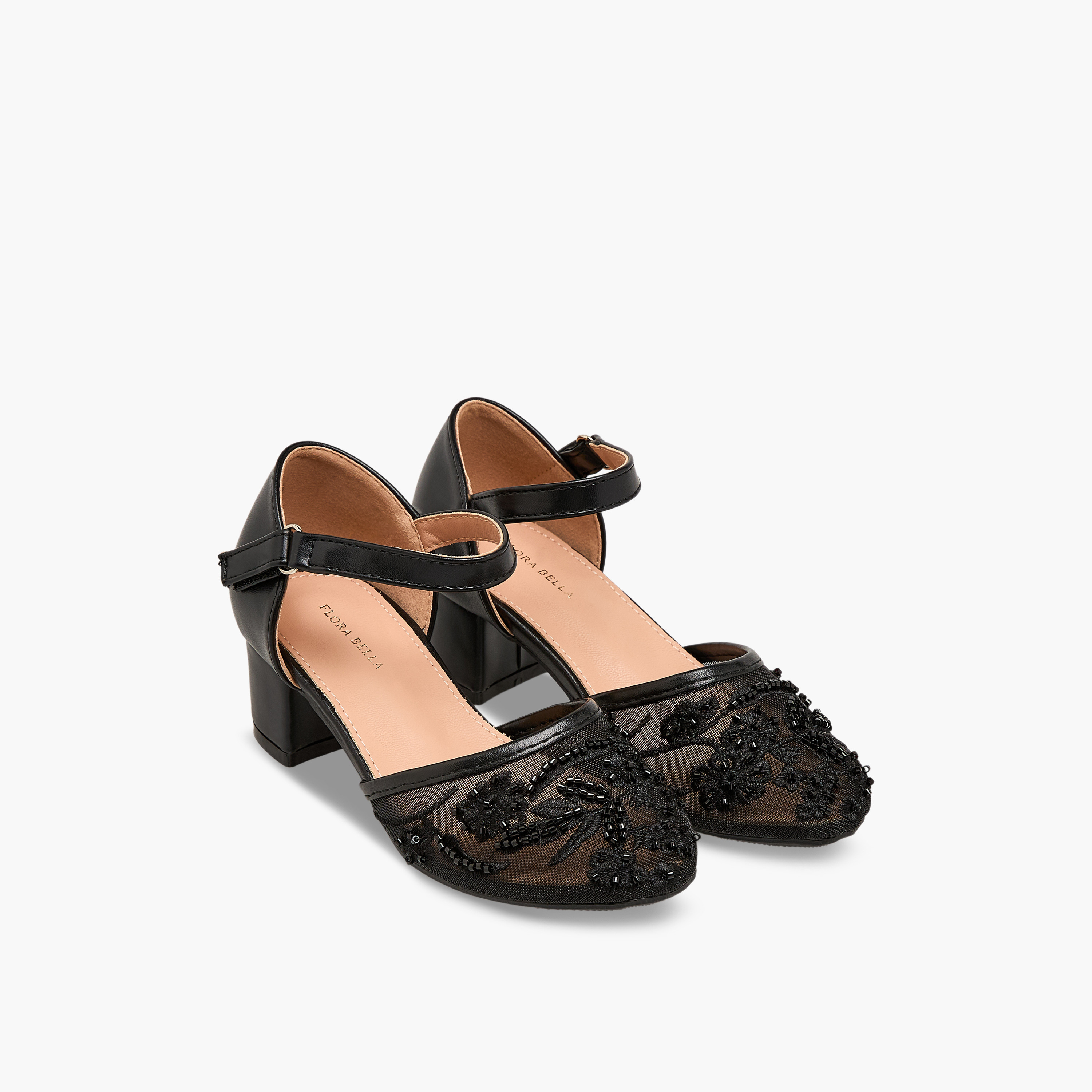 Flora Bella Girls Block Heel Ballerina Shoes-girls-shoes-maryjanes-image-1