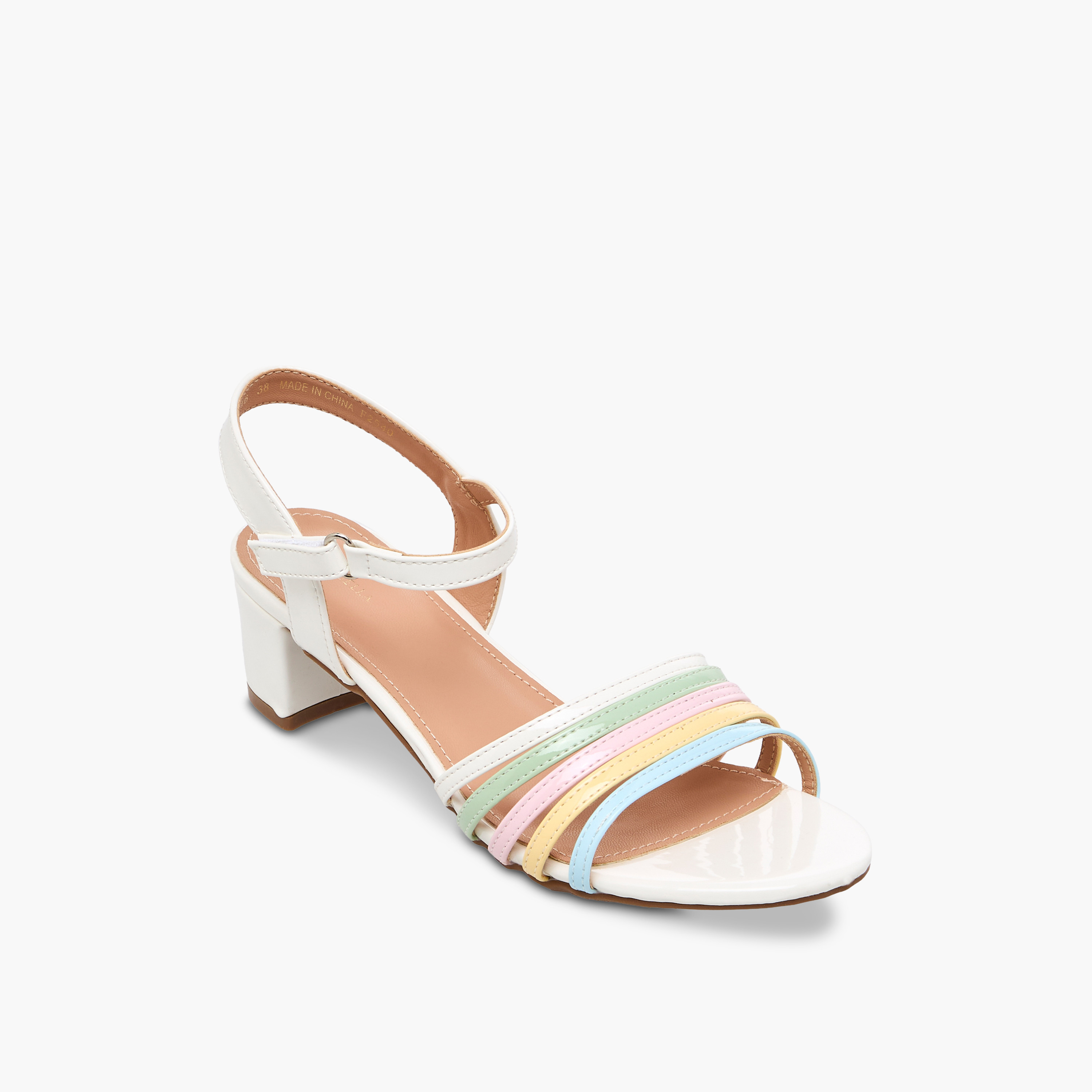 صندل بكعب بلوك وحزام رفيع للبنات من فلورا بيلا-girls-shoes-sandals-image-2