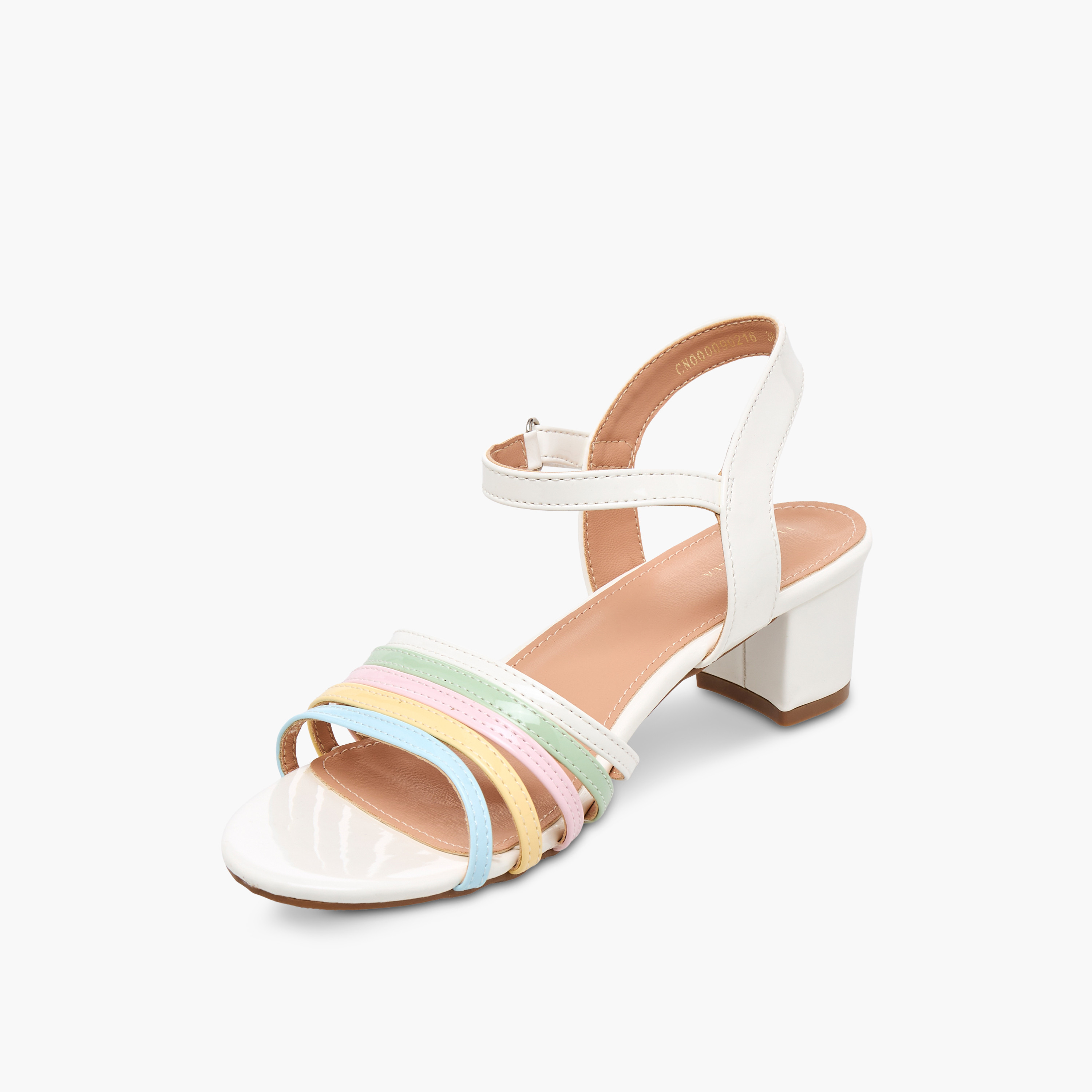 صندل بكعب بلوك وحزام رفيع للبنات من فلورا بيلا-girls-shoes-sandals-image-4