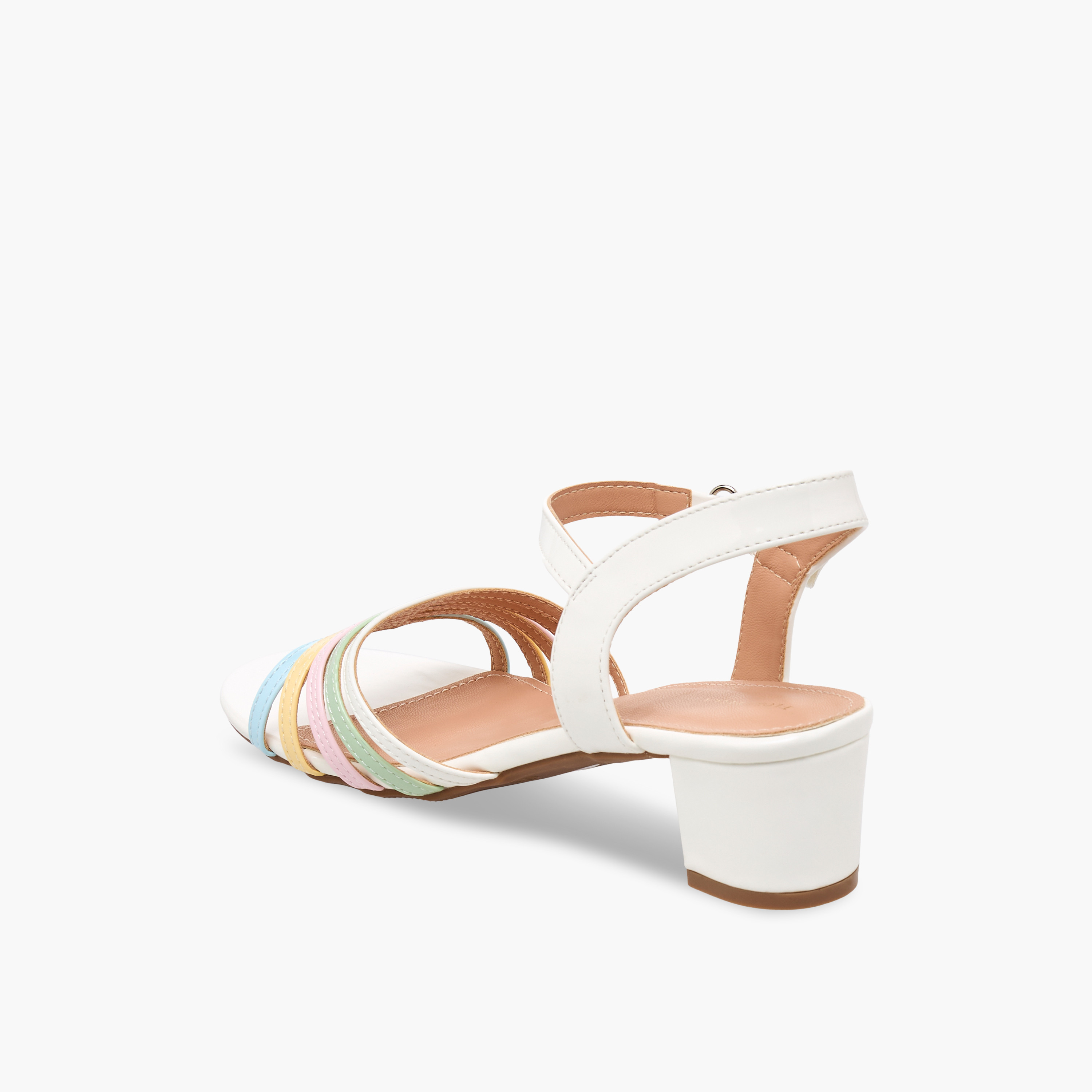 صندل بكعب بلوك وحزام رفيع للبنات من فلورا بيلا-girls-shoes-sandals-image-5