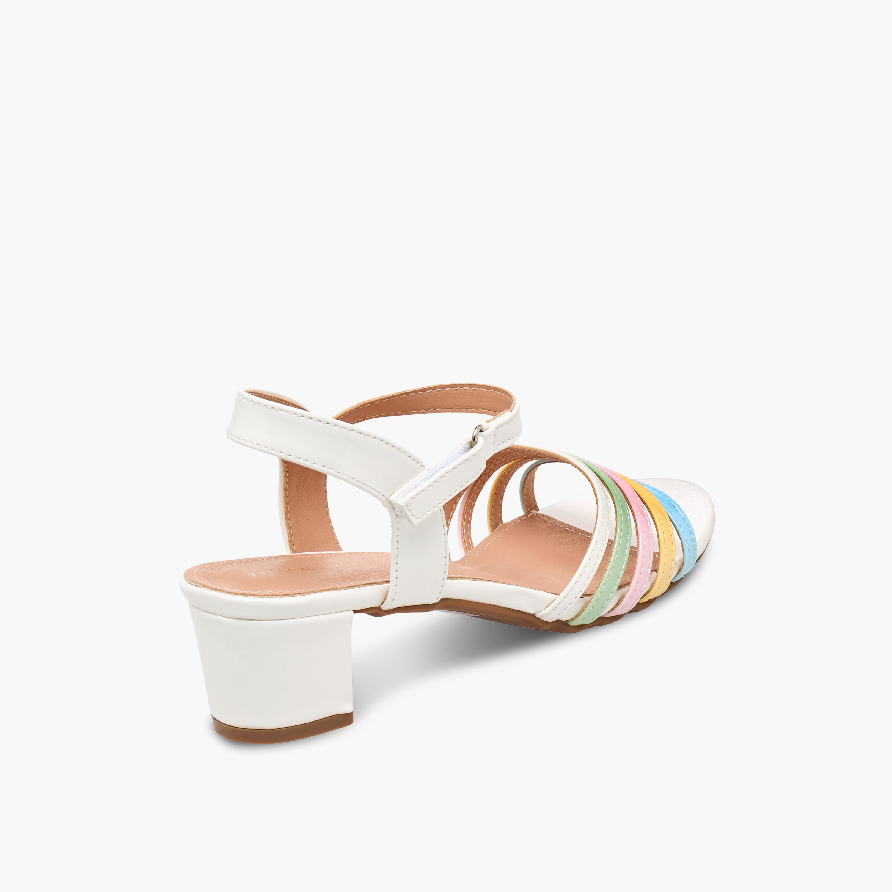 صندل بكعب بلوك وحزام رفيع للبنات من فلورا بيلا-girls-shoes-sandals-image-6