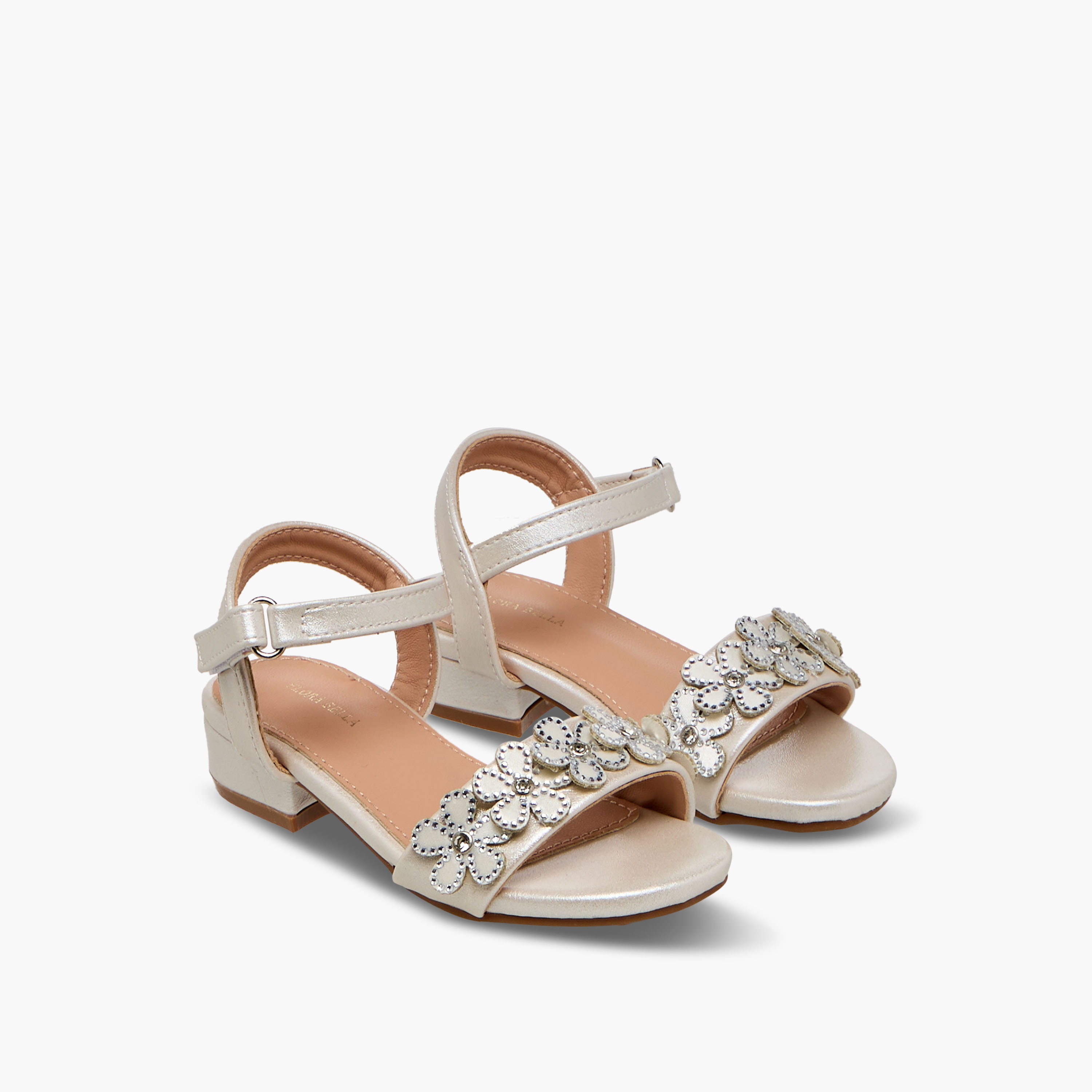 صندل بكعب سميك للبنات من فلورا بيلا-girls-shoes-sandals-image-1