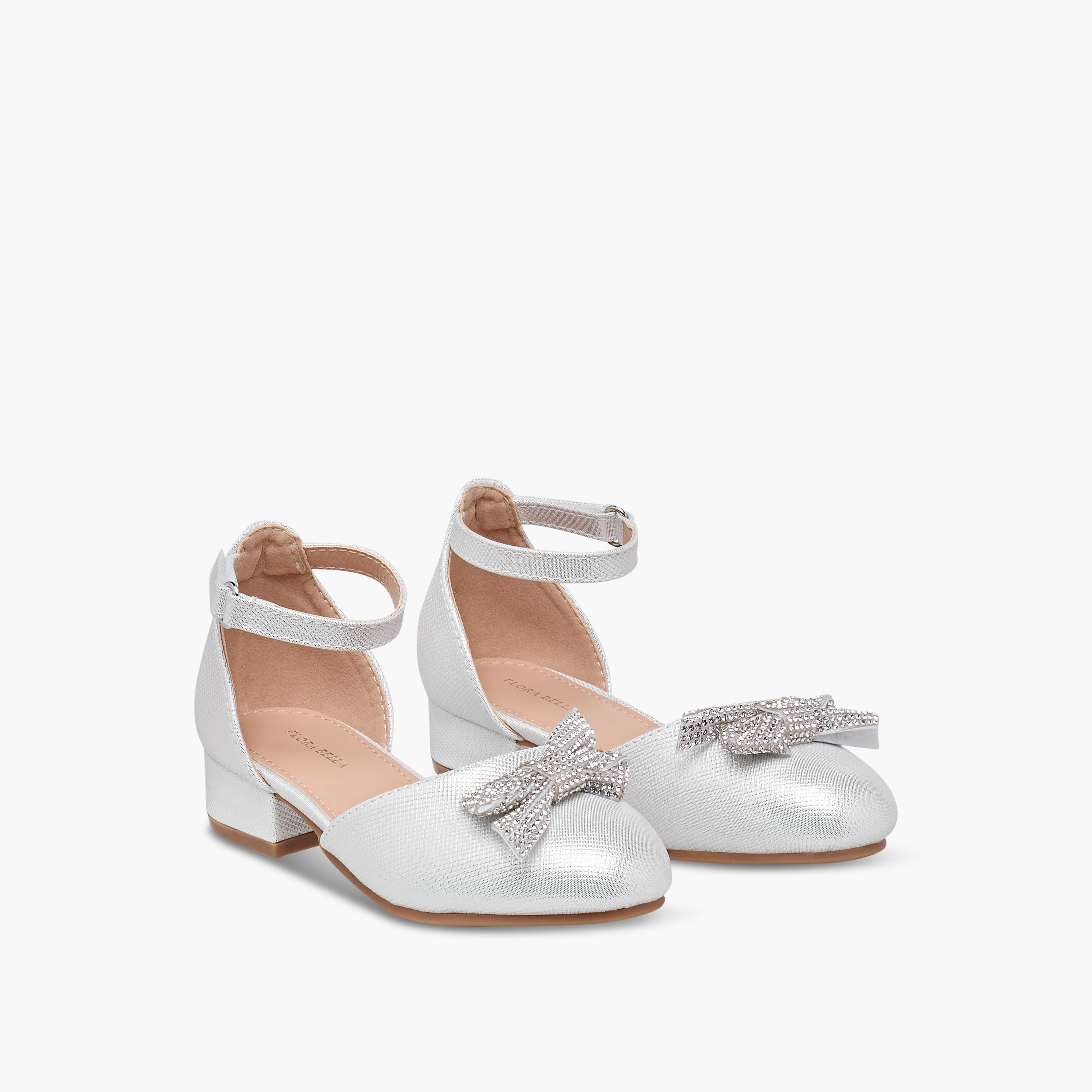 Flora Bella Girls Block Heel Ankle Strap Shoes-girls-shoes-ballerinas-image-1