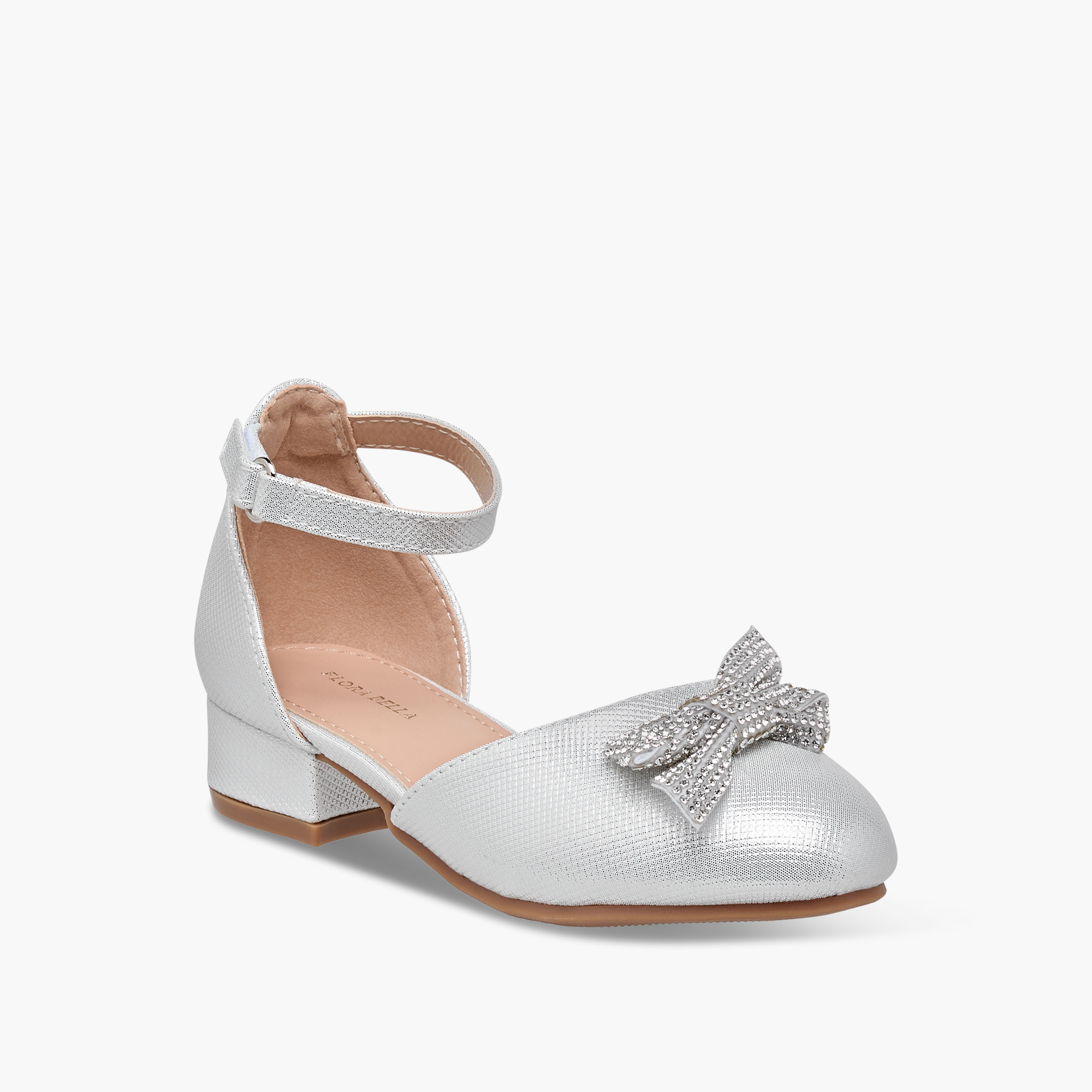 Flora Bella Girls Block Heel Ankle Strap Shoes-girls-shoes-ballerinas-image-2