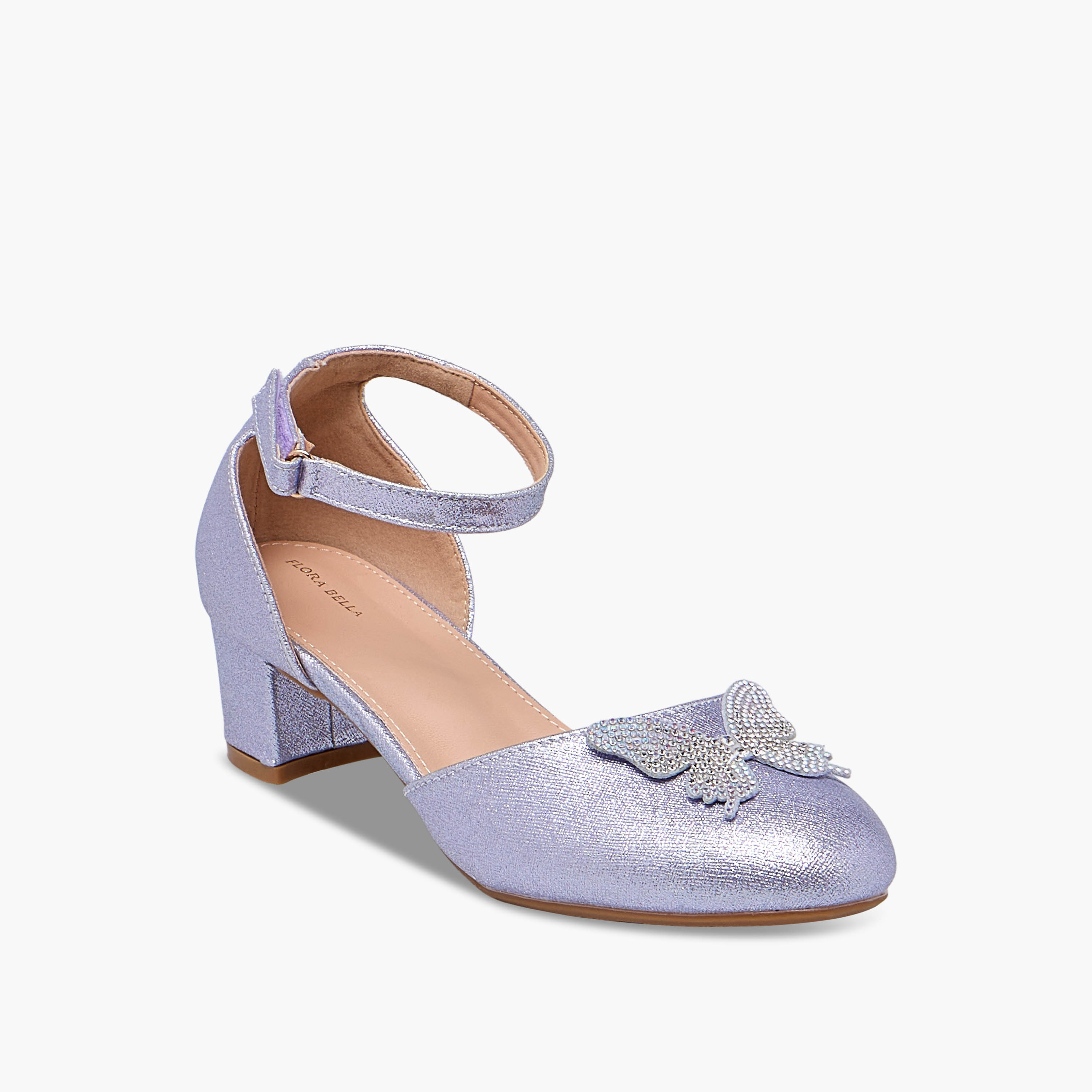 Flora Bella Girls Block Heel Shoes-girls-shoes-ballerinas-image-2