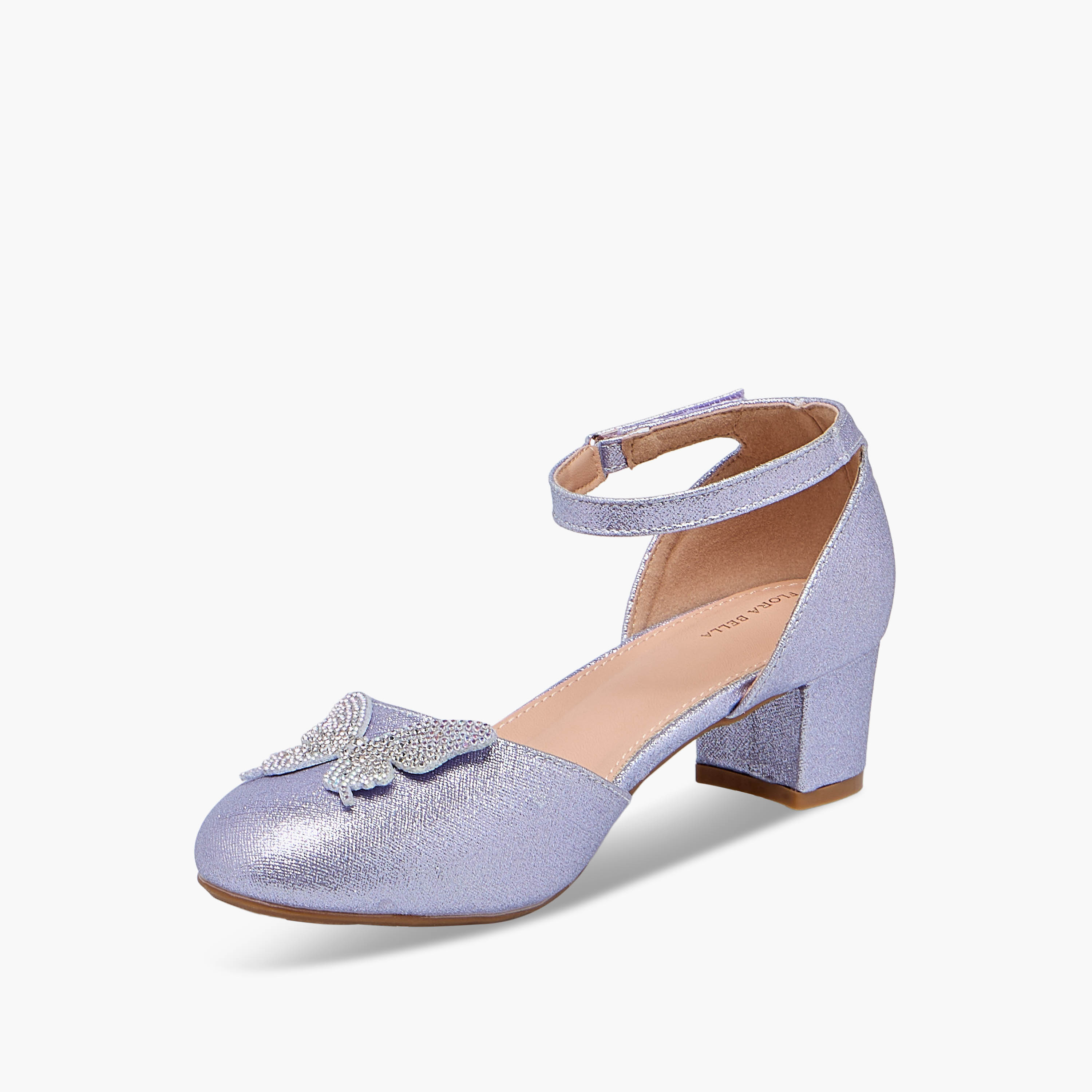 حذاء بكعب عريض للبنات من فلورا بيلا-girls-shoes-ballerinas-image-4