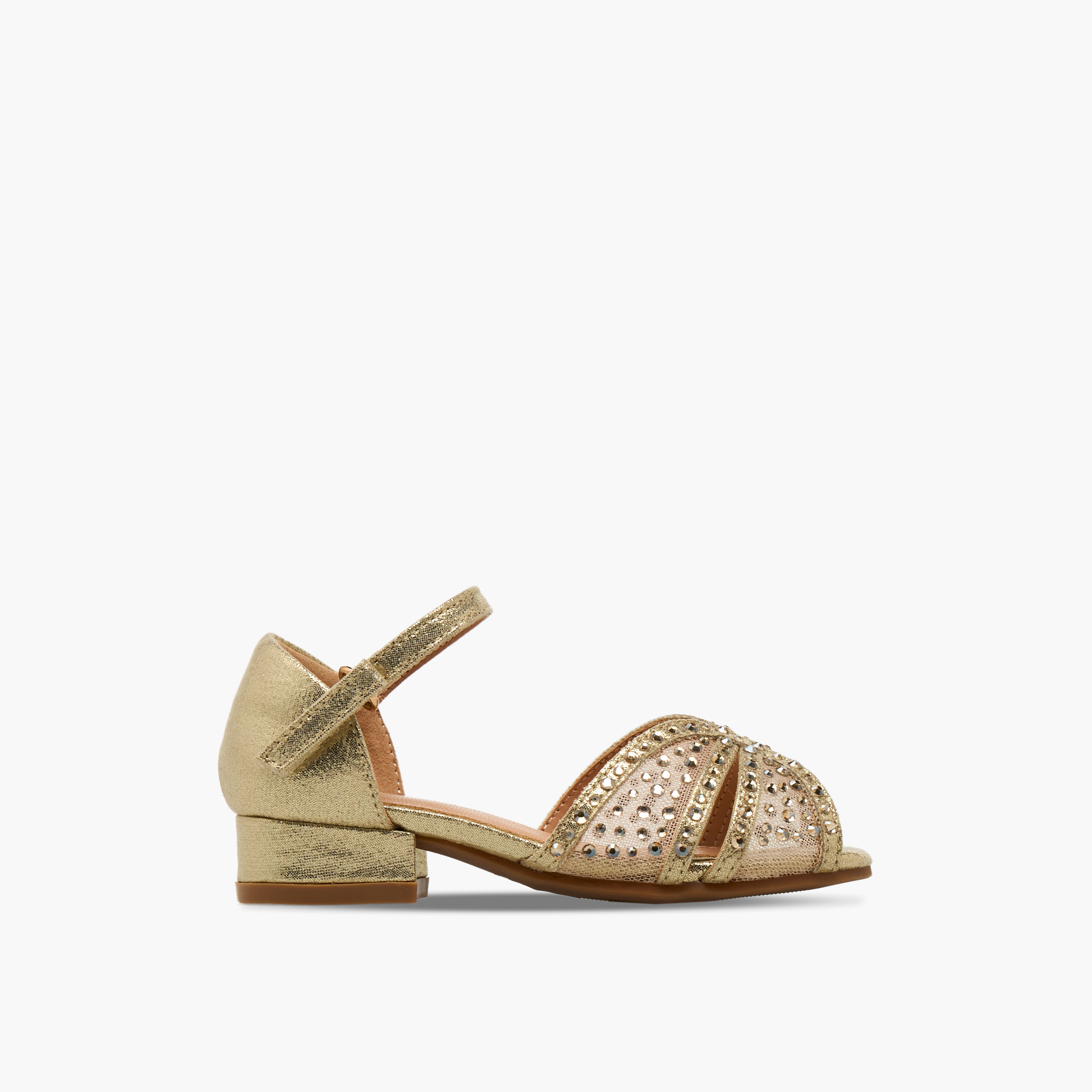 صندل مزين بكعب سميك للبنات من فلورا بيلا-girls-shoes-sandals-image-3